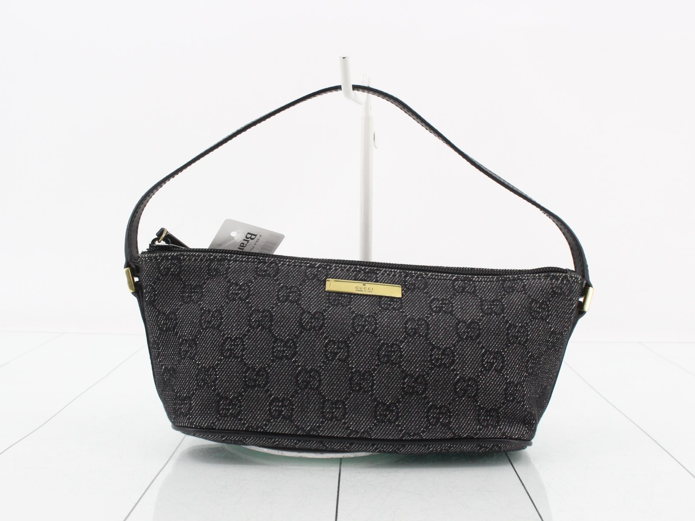 GG Canvas Accessory Pouch