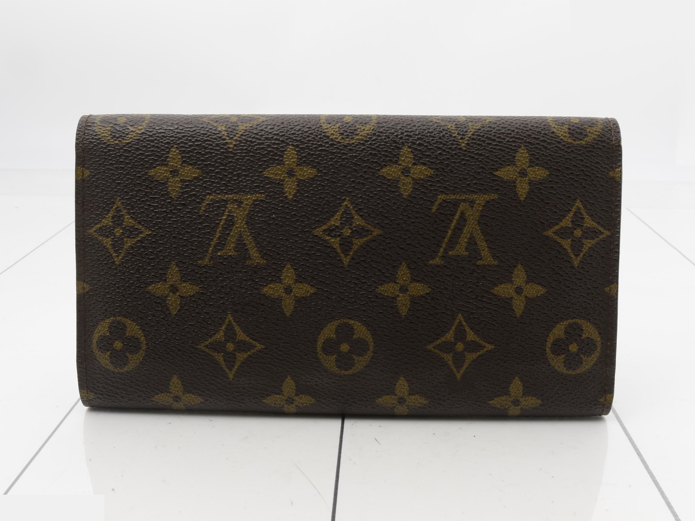 Monogram Portefeuille Tresor International Tri-fold Long Wallet — view 2