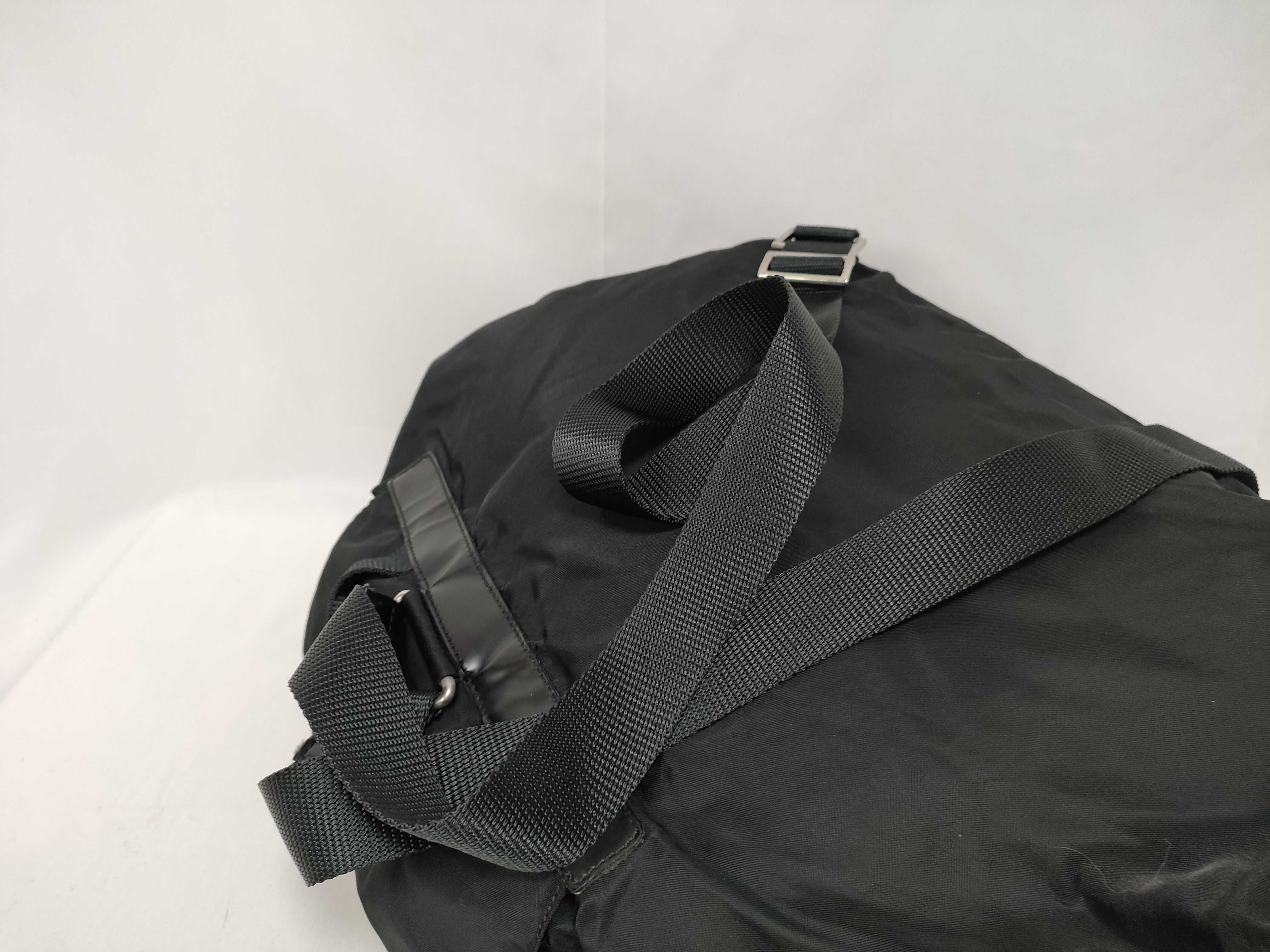 Nylon Triangle Logo Backpack Rucksack — view 8