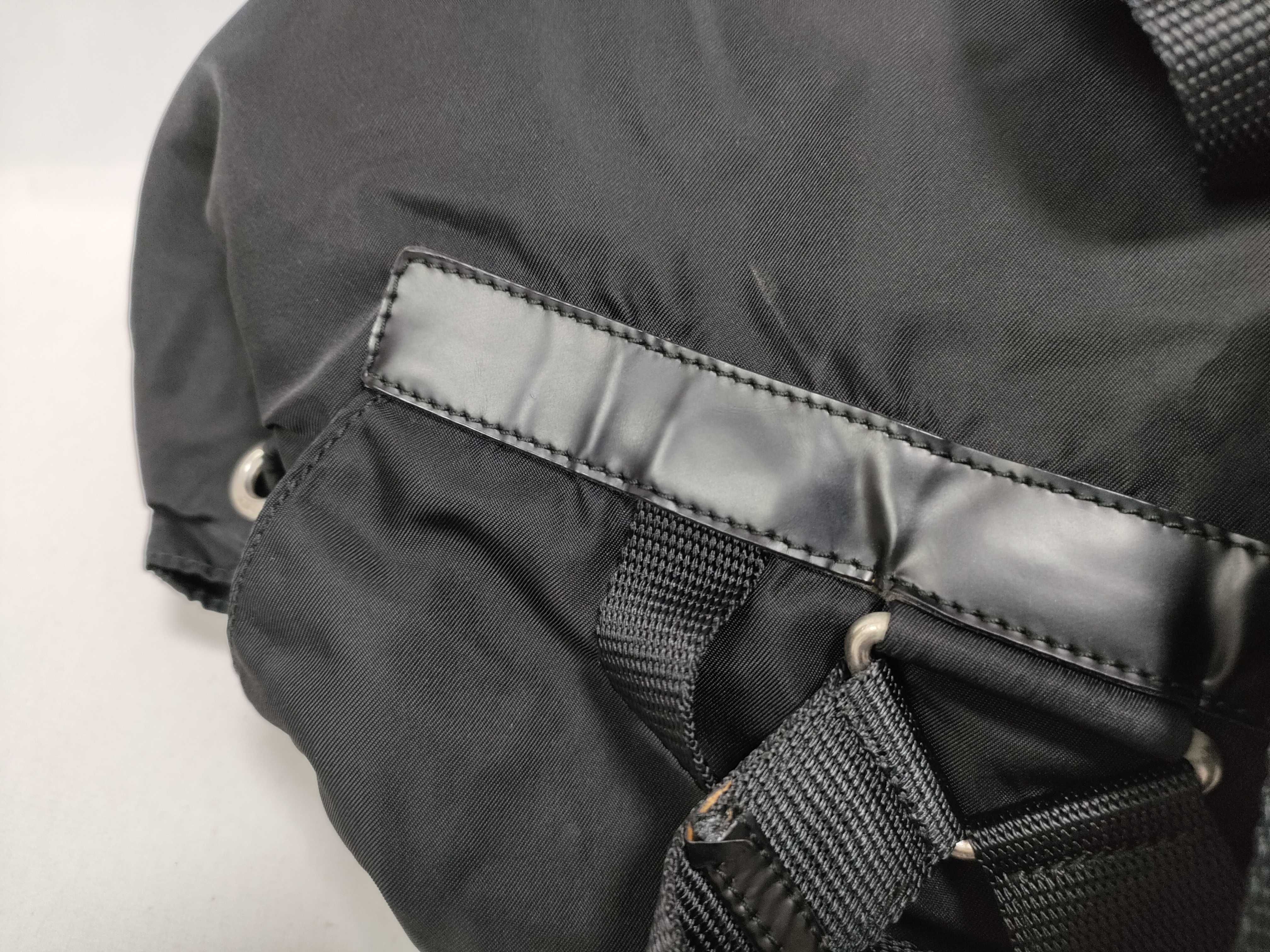 Nylon Triangle Logo Backpack Rucksack — view 10