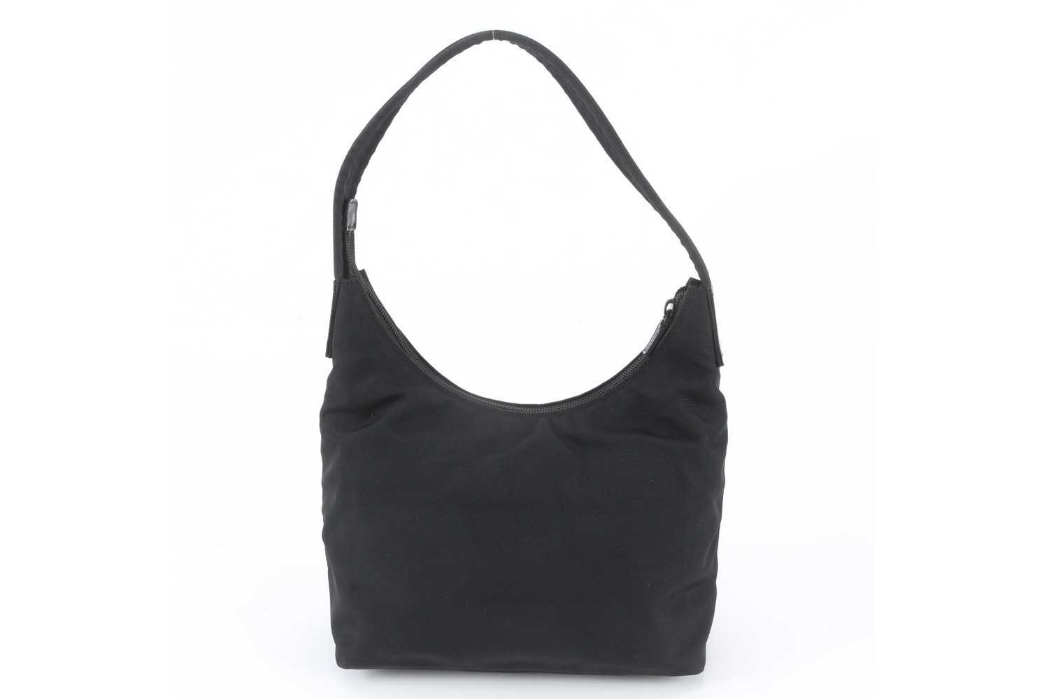 Leather and nylon shoulder bag, shoulder bag, handbag. — view 3