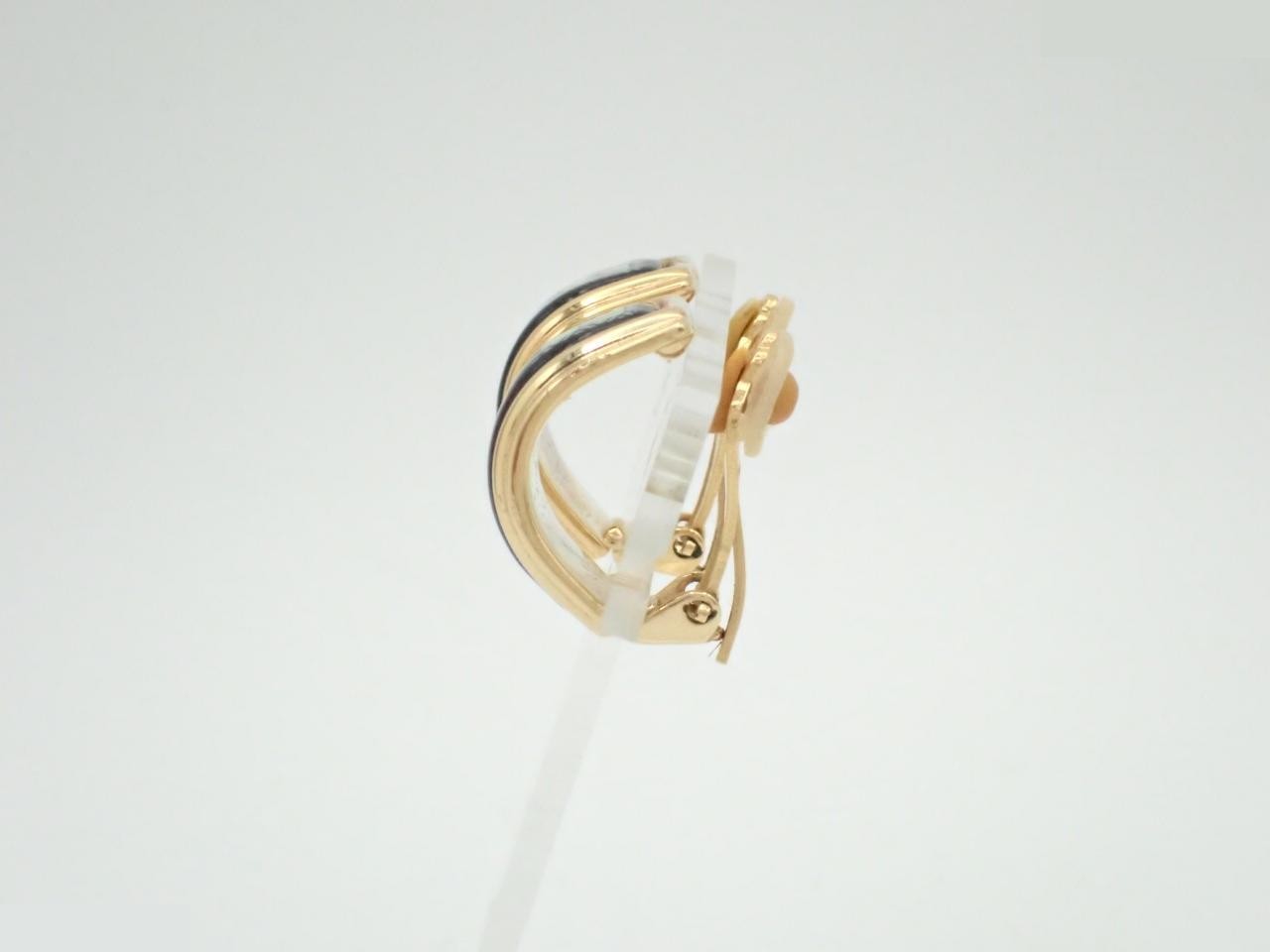Hermès enamel horse earrings — view 3