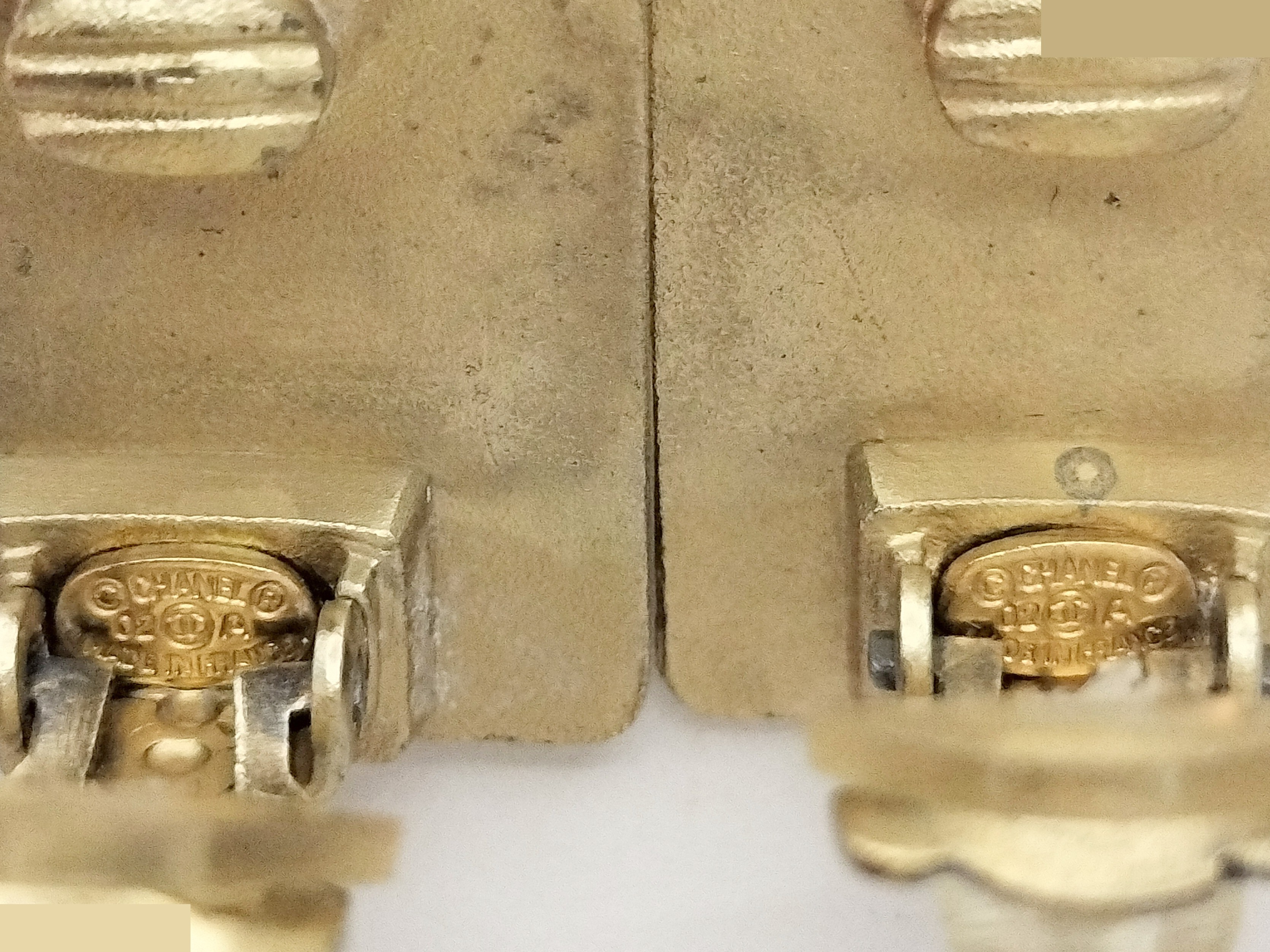 Coco Turnlock Gold Earrings — view 2