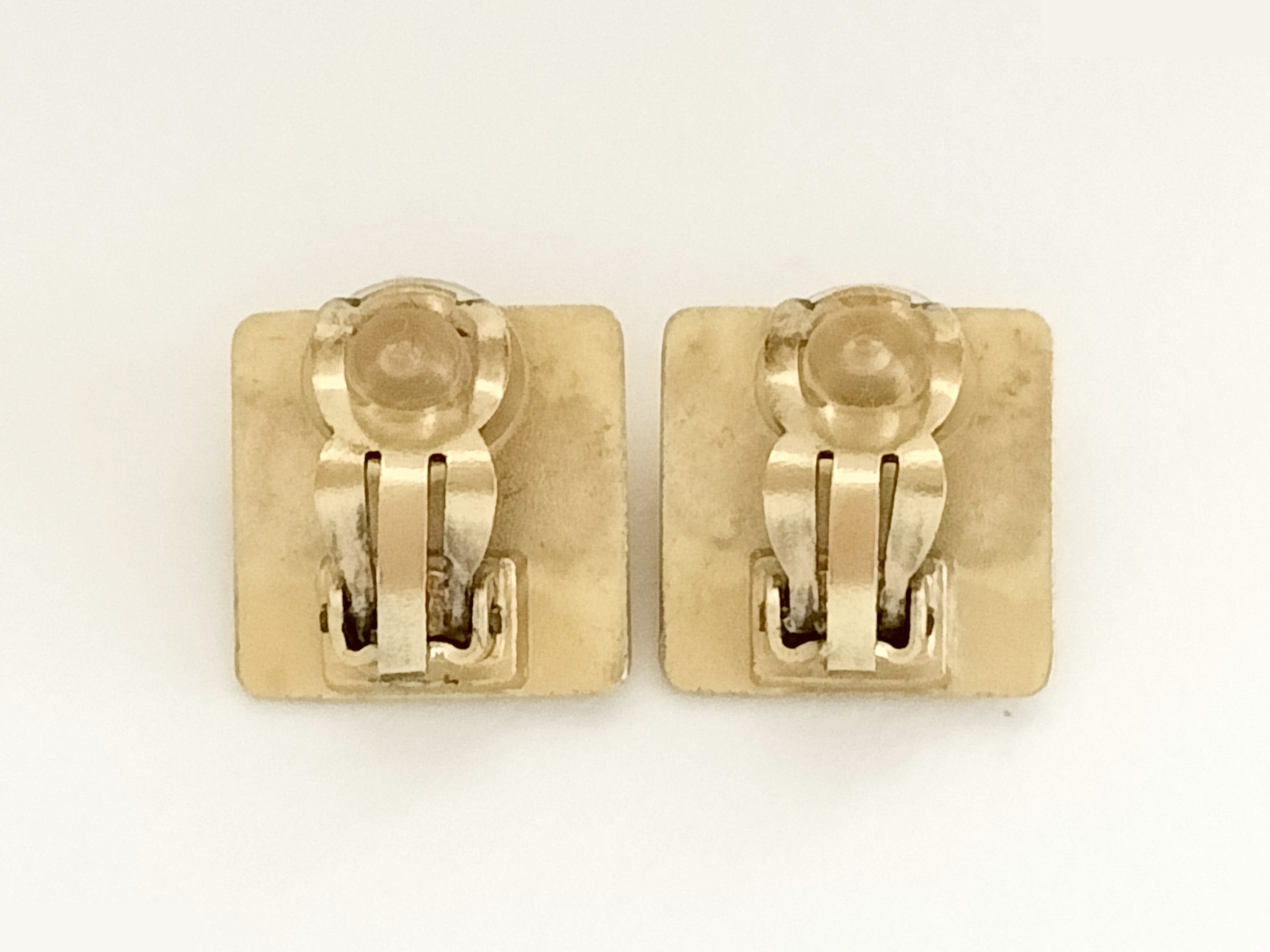 Coco Turnlock Gold Earrings — view 4