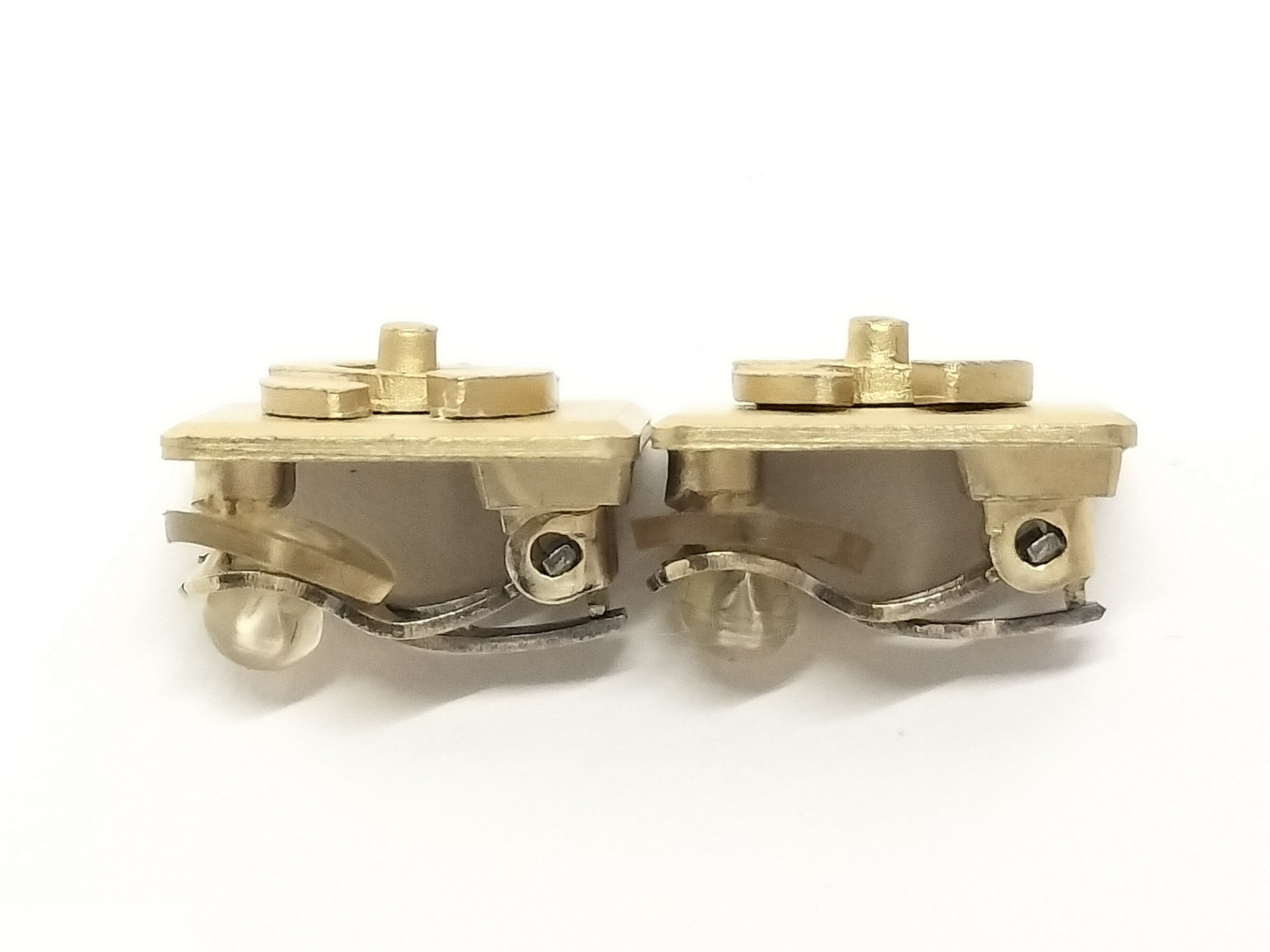 Coco Turnlock Gold Earrings — view 5