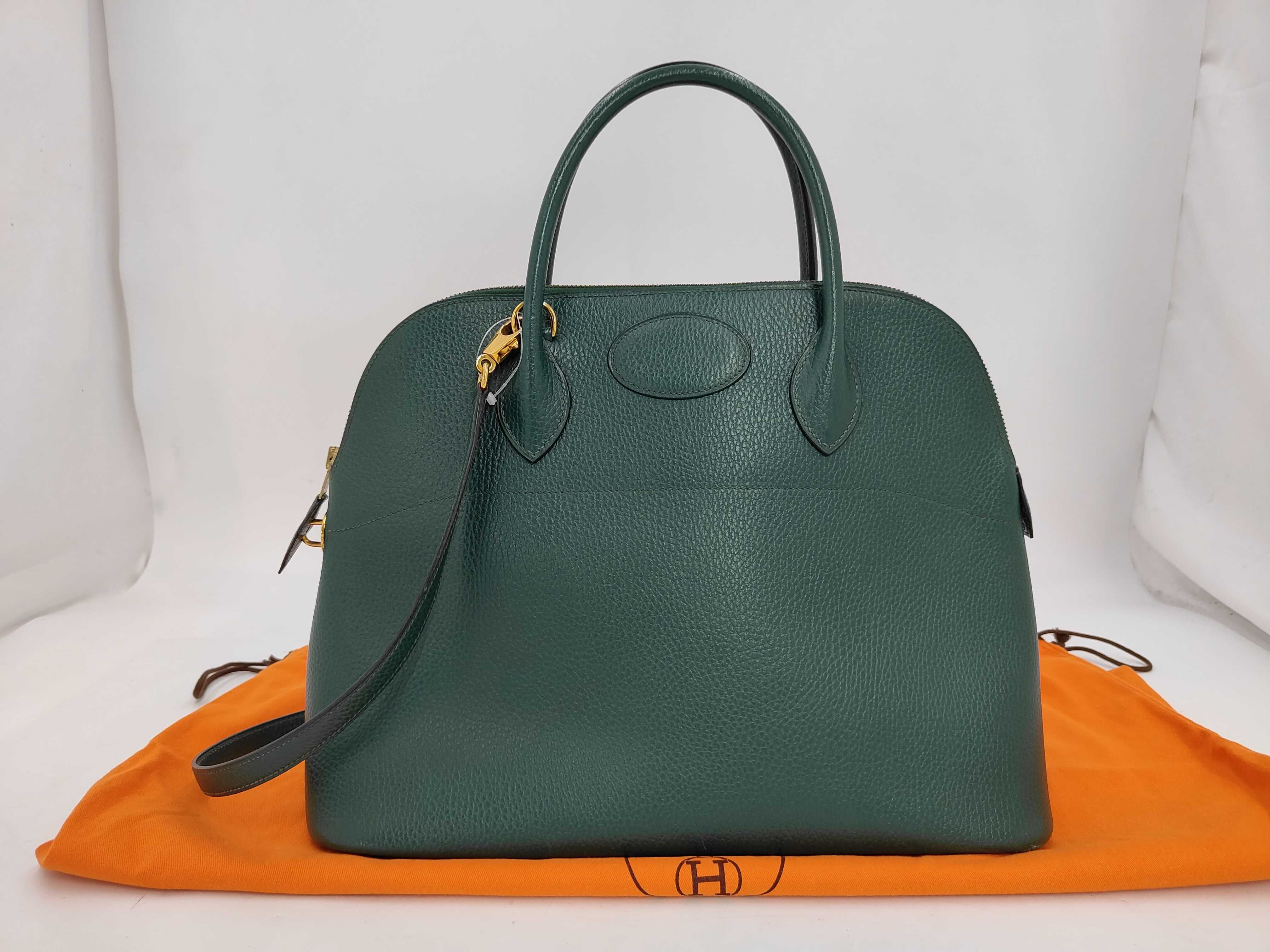 Bolide 35 Vert Moyen (with X stamp) Ardennes Handbag