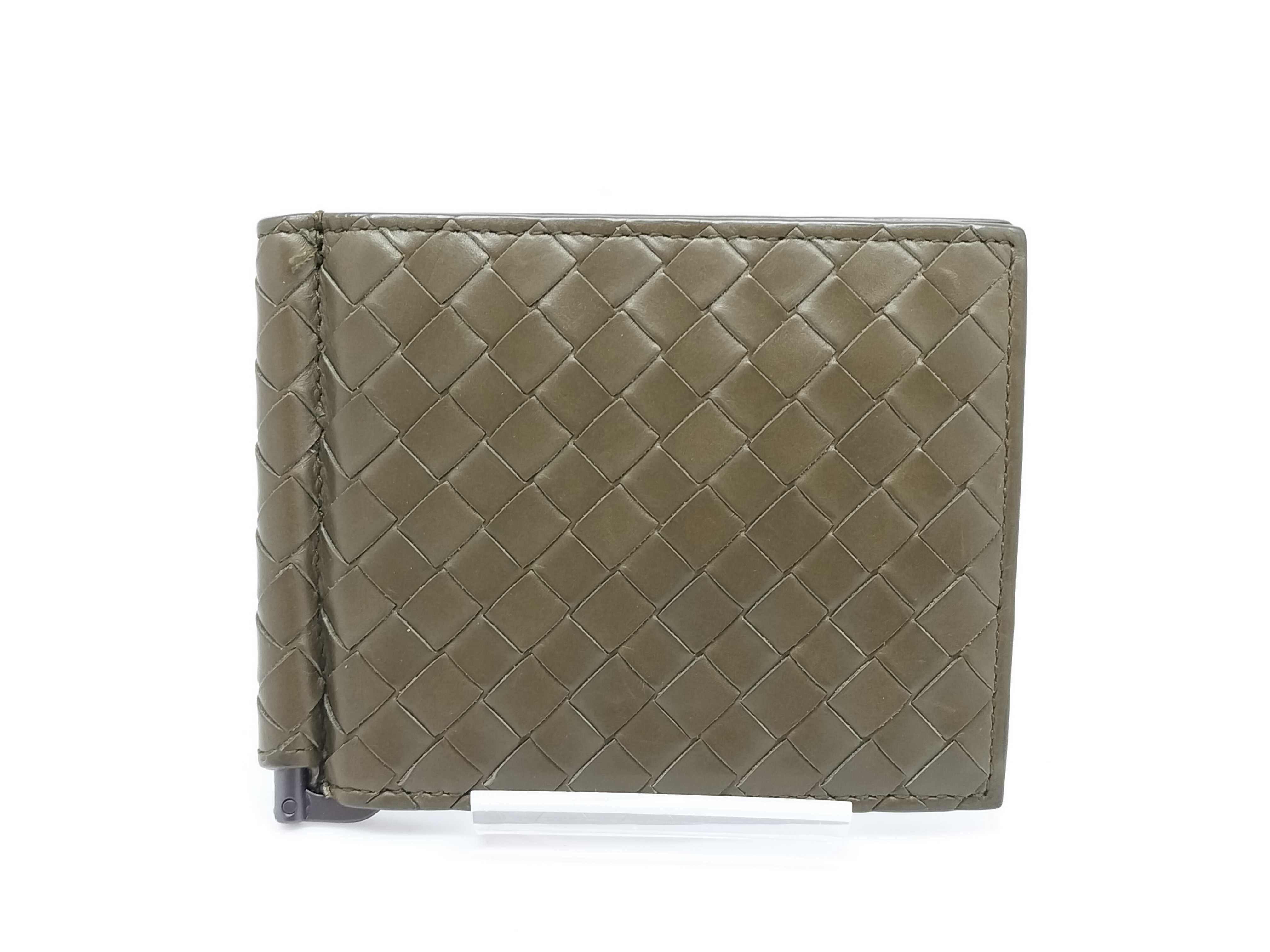 Intrecciato Man Clip Card Case Billfold