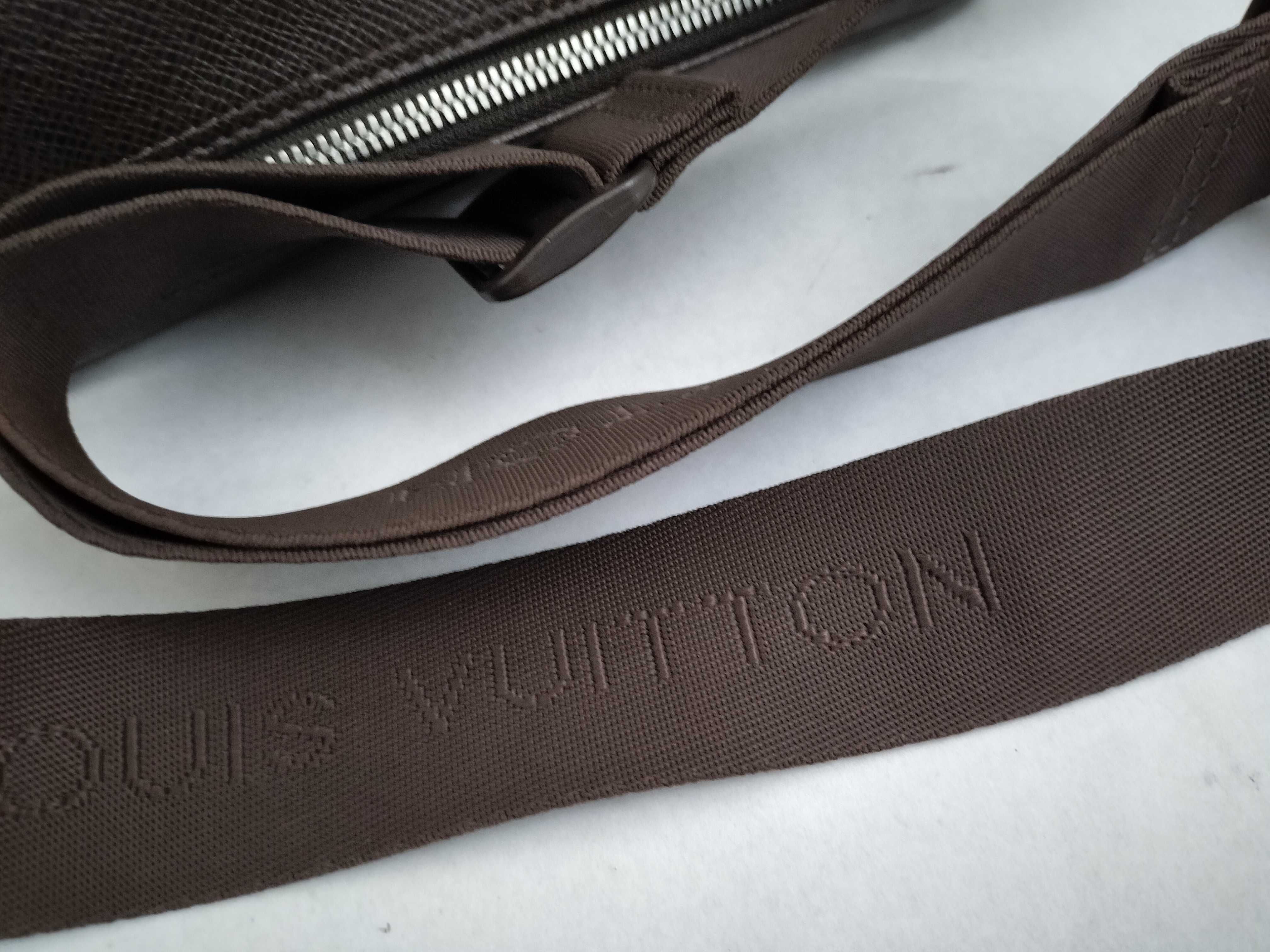 Taiga Leather Shoulder Bag Reporter PM Brown M30158 Shoulder Bag — view 4