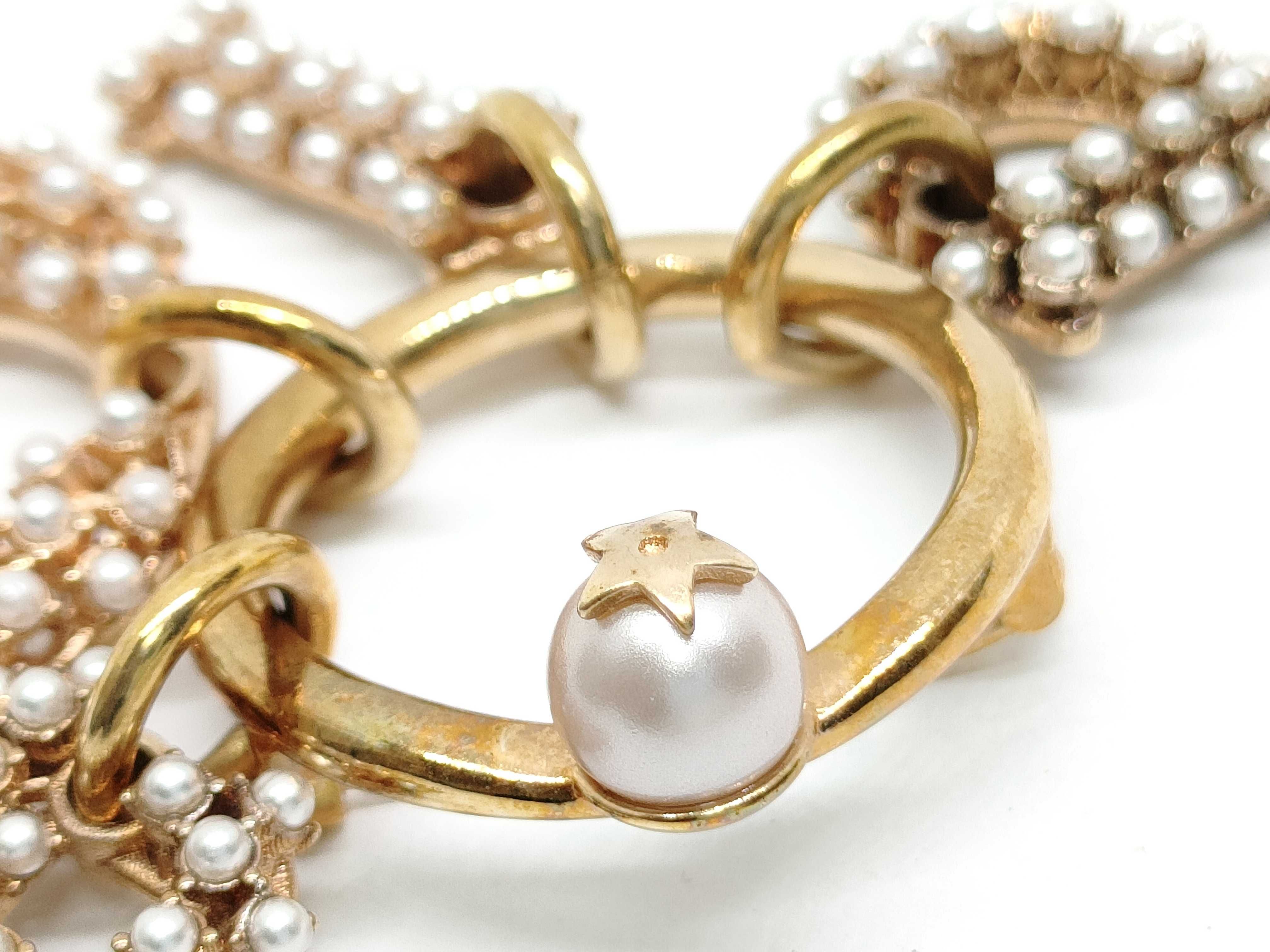 Faux Pearl Brooch, 11.6g — view 7