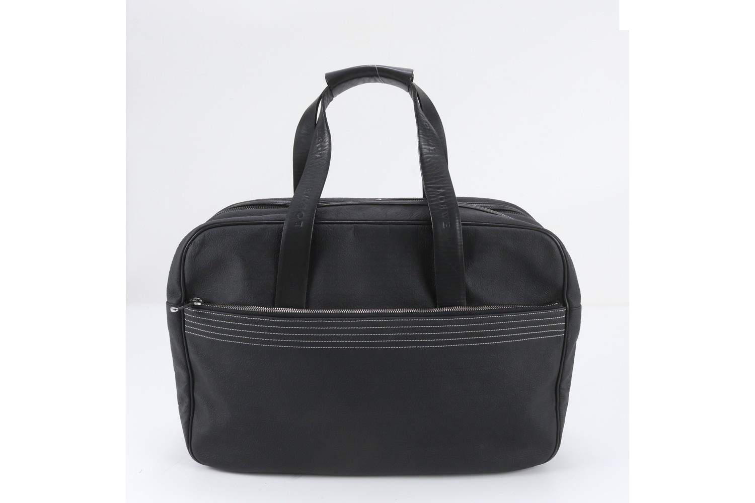 Repeat Anagram Leather Business Bag, Briefcase, Tote