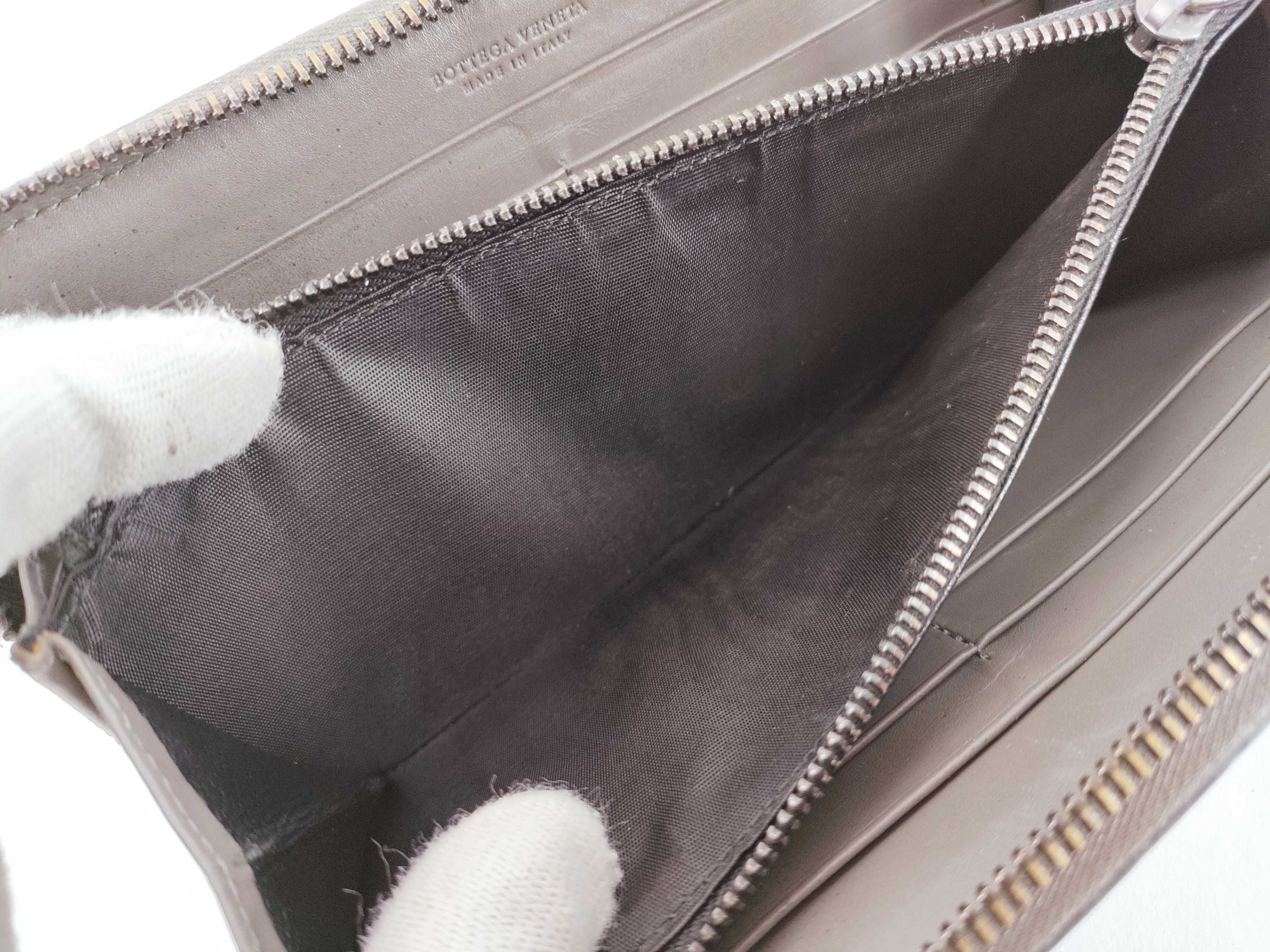 Intrecciato Round Long Wallet (Serial Number) — view 15