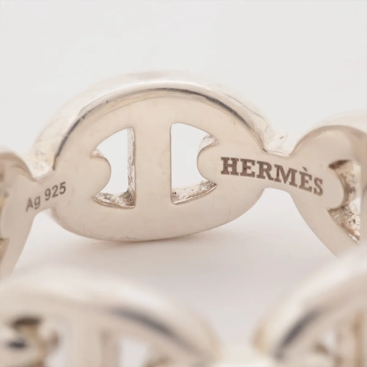 Chaine d'Ancre Enchainée 2025 Ring, Size 49, 925 Sterling Silver, 5.0g, 25AG151237. Shows signs of wear, — view 3
