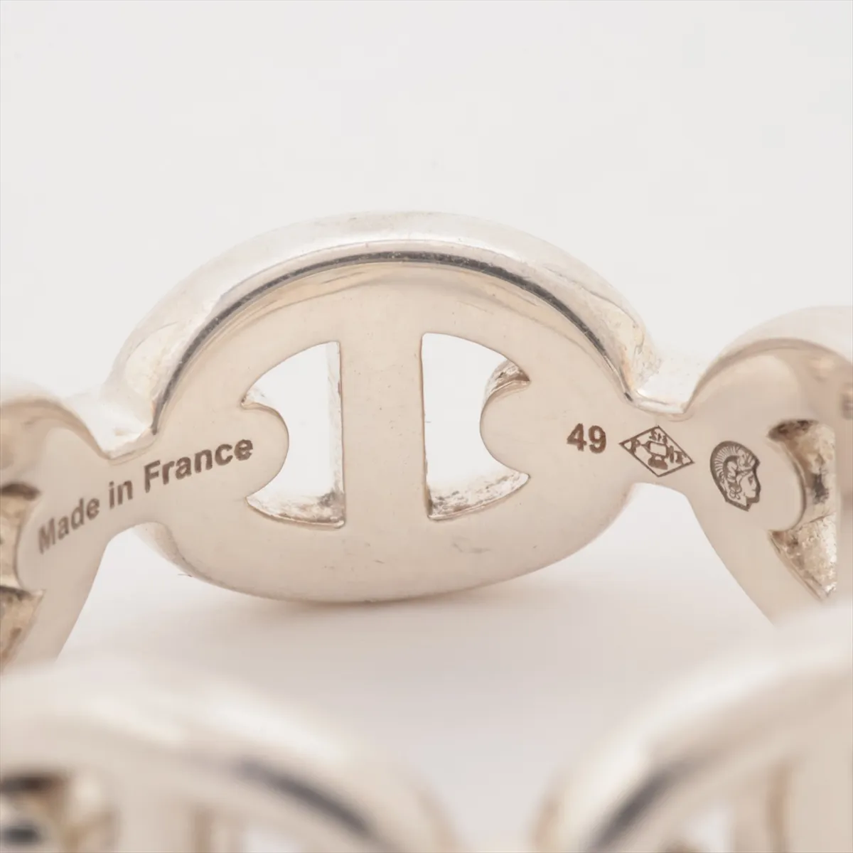 Chaine d'Ancre Enchainée 2025 Ring, Size 49, 925 Sterling Silver, 5.0g, 25AG151237. Shows signs of wear, — view 4
