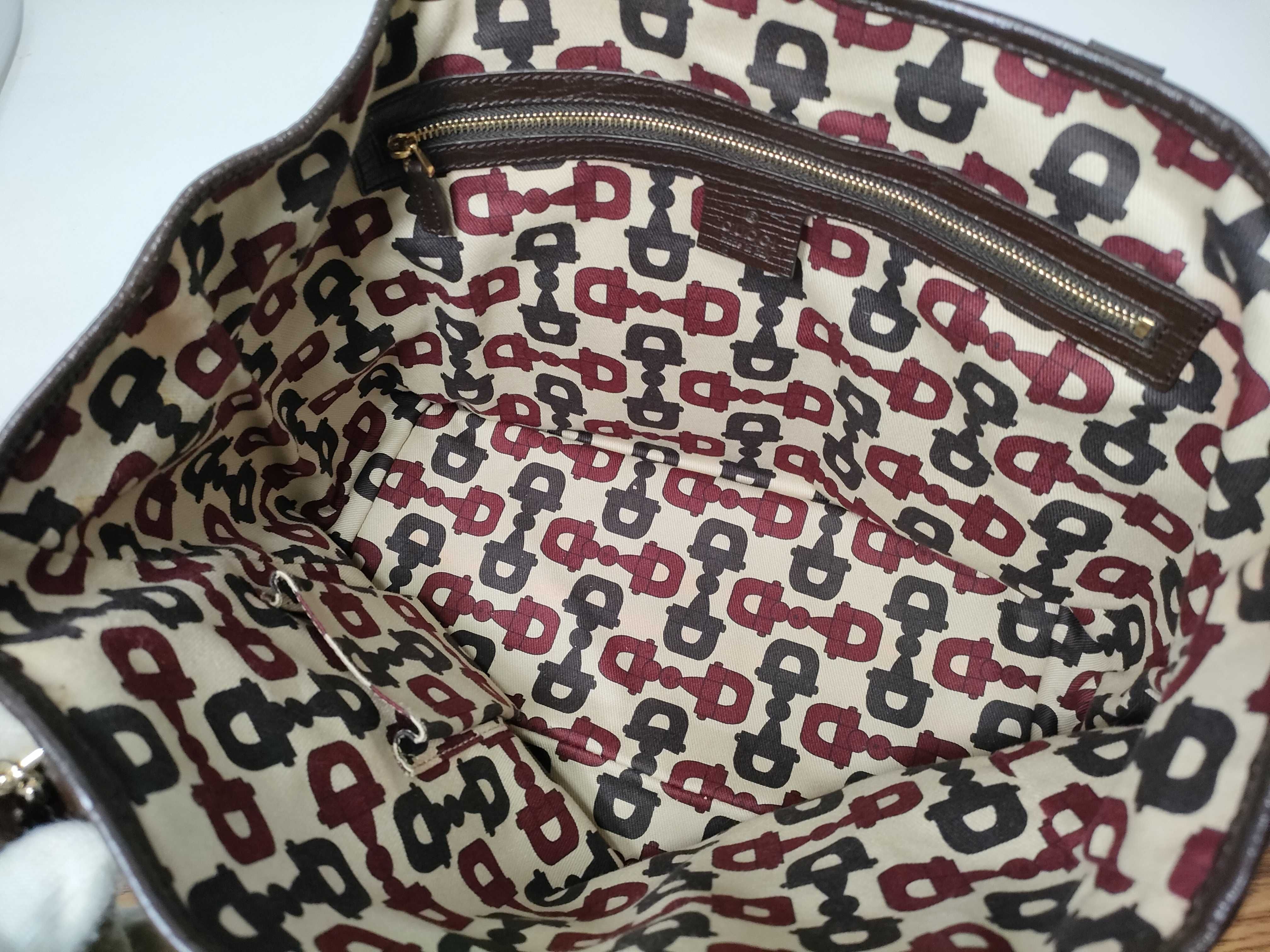 GG Canvas Sherry Tote Charm 137396 Tote Bag — view 11