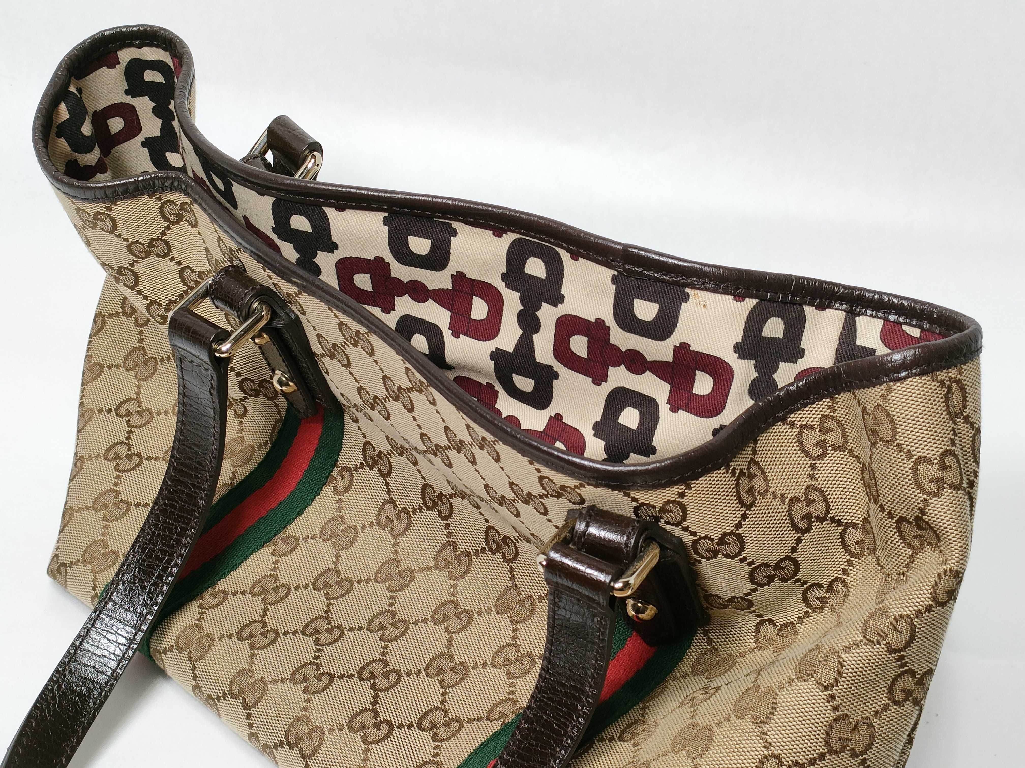 GG Canvas Sherry Tote Charm 137396 Tote Bag — view 6