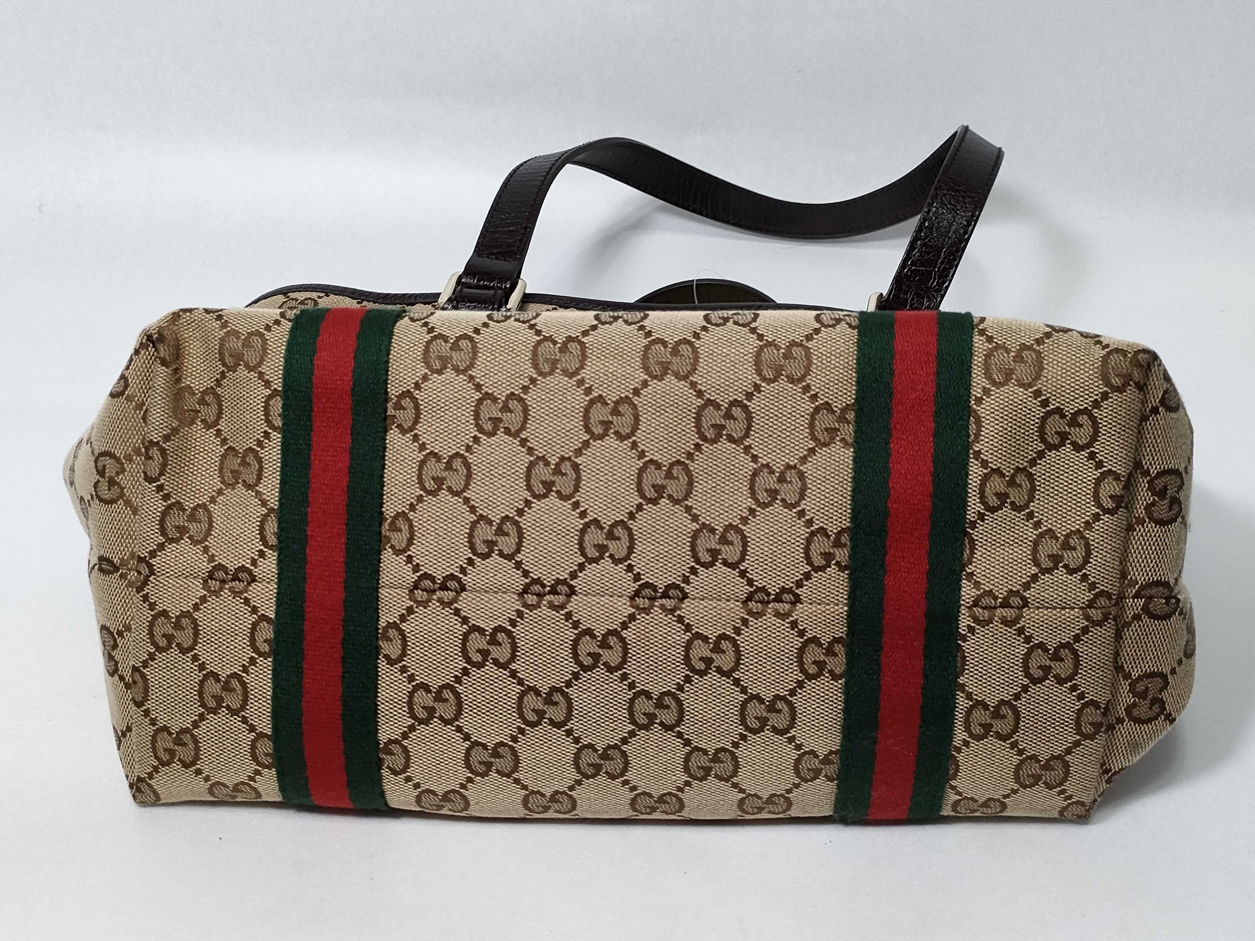 GG Canvas Sherry Tote Charm 137396 Tote Bag — view 8