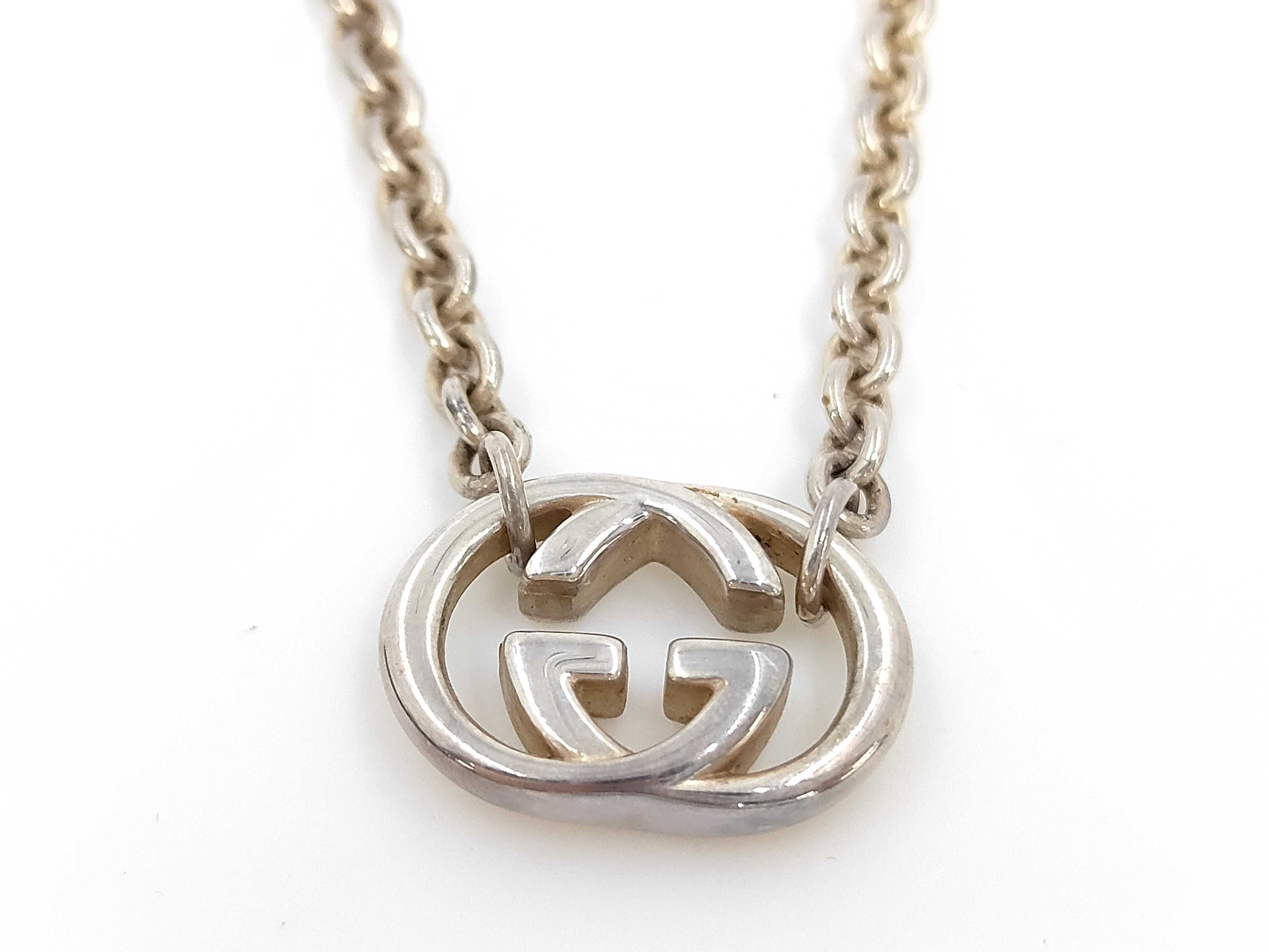 Double G Silver Necklace