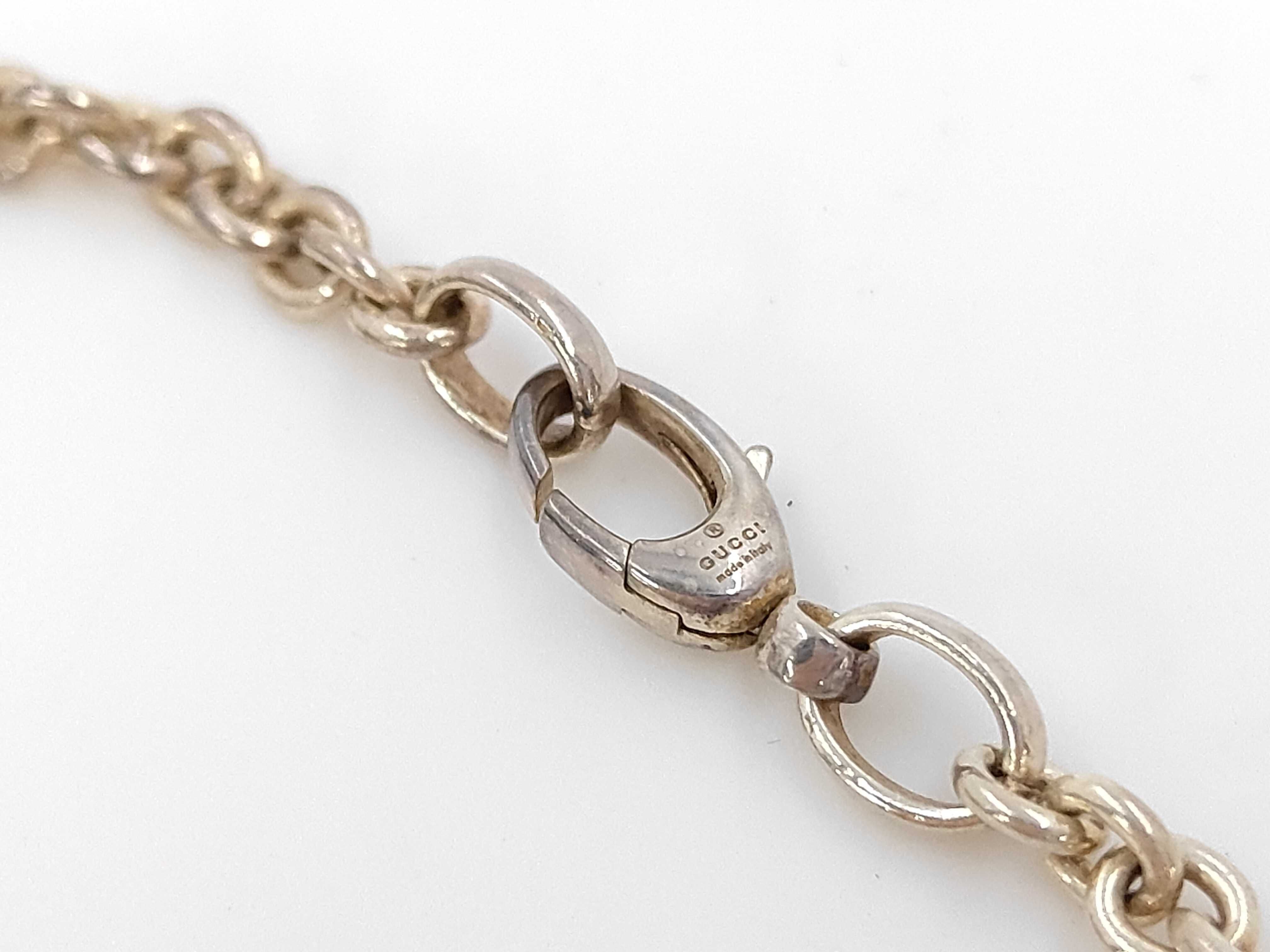 Double G Silver Necklace — view 5