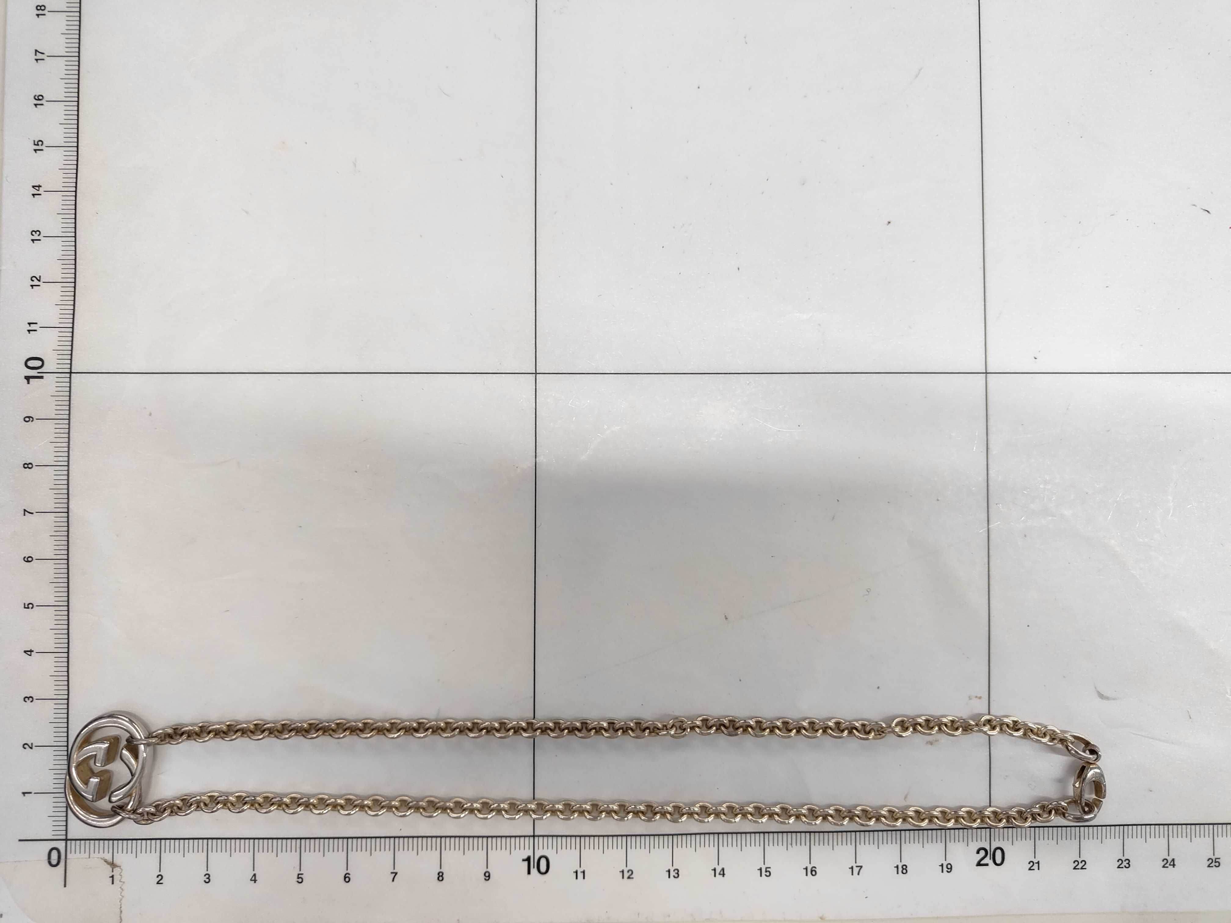 Double G Silver Necklace — view 6