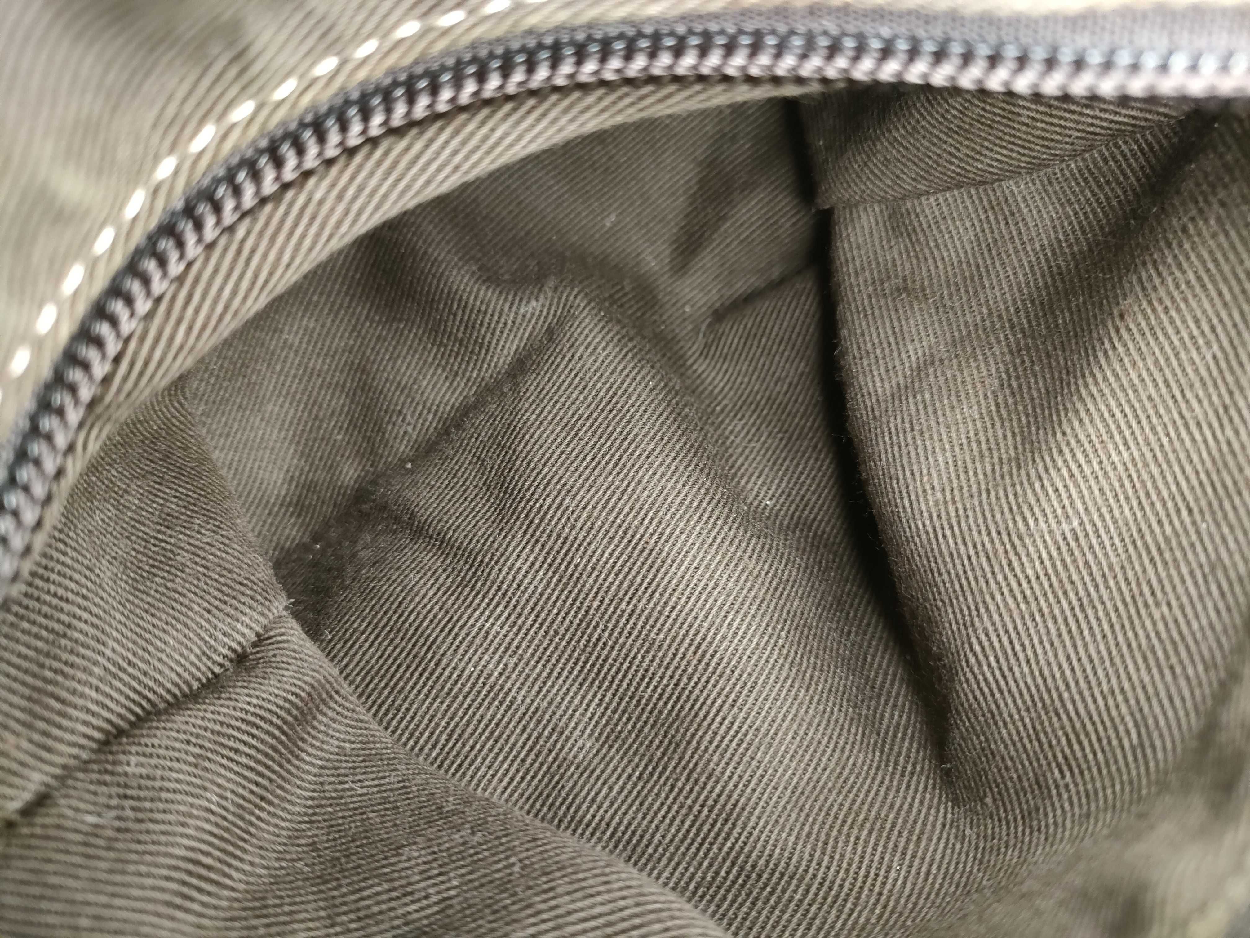 Anagram Leather Canvas Handbag — view 11