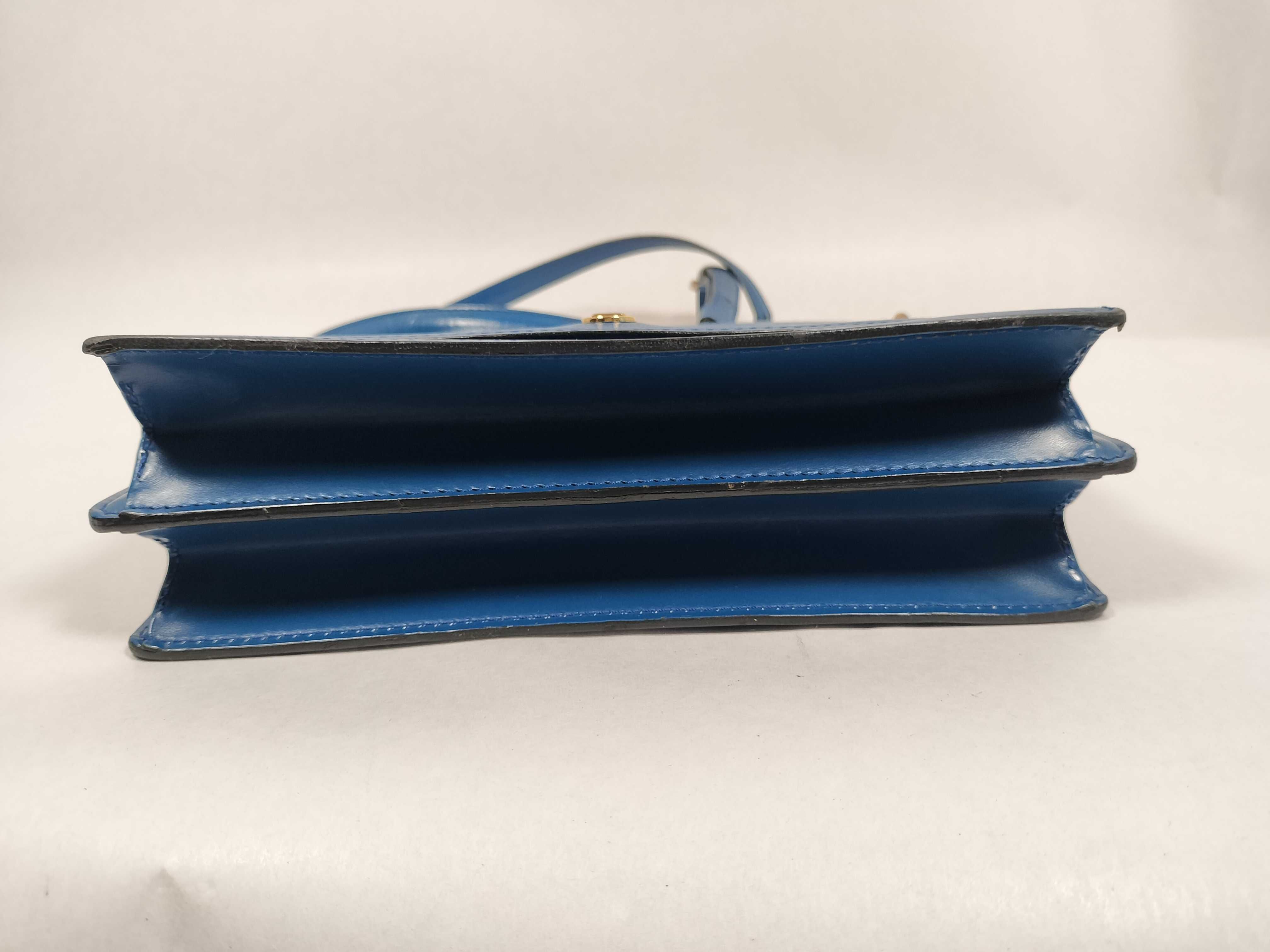 Epi Leather Grenelle Shoulder Bag M52365 (Blue) — view 7