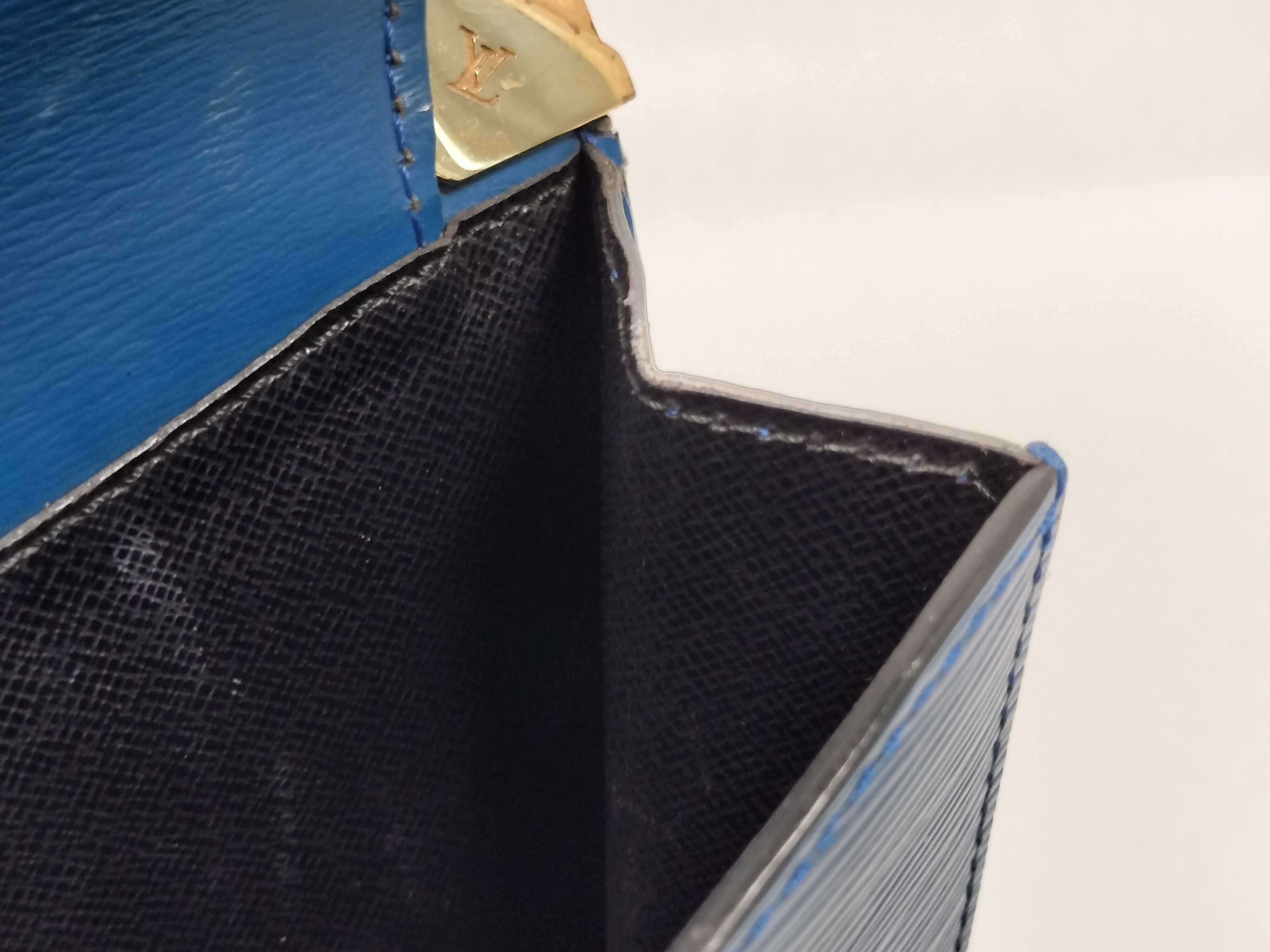 Epi Leather Grenelle Shoulder Bag M52365 (Blue) — view 9