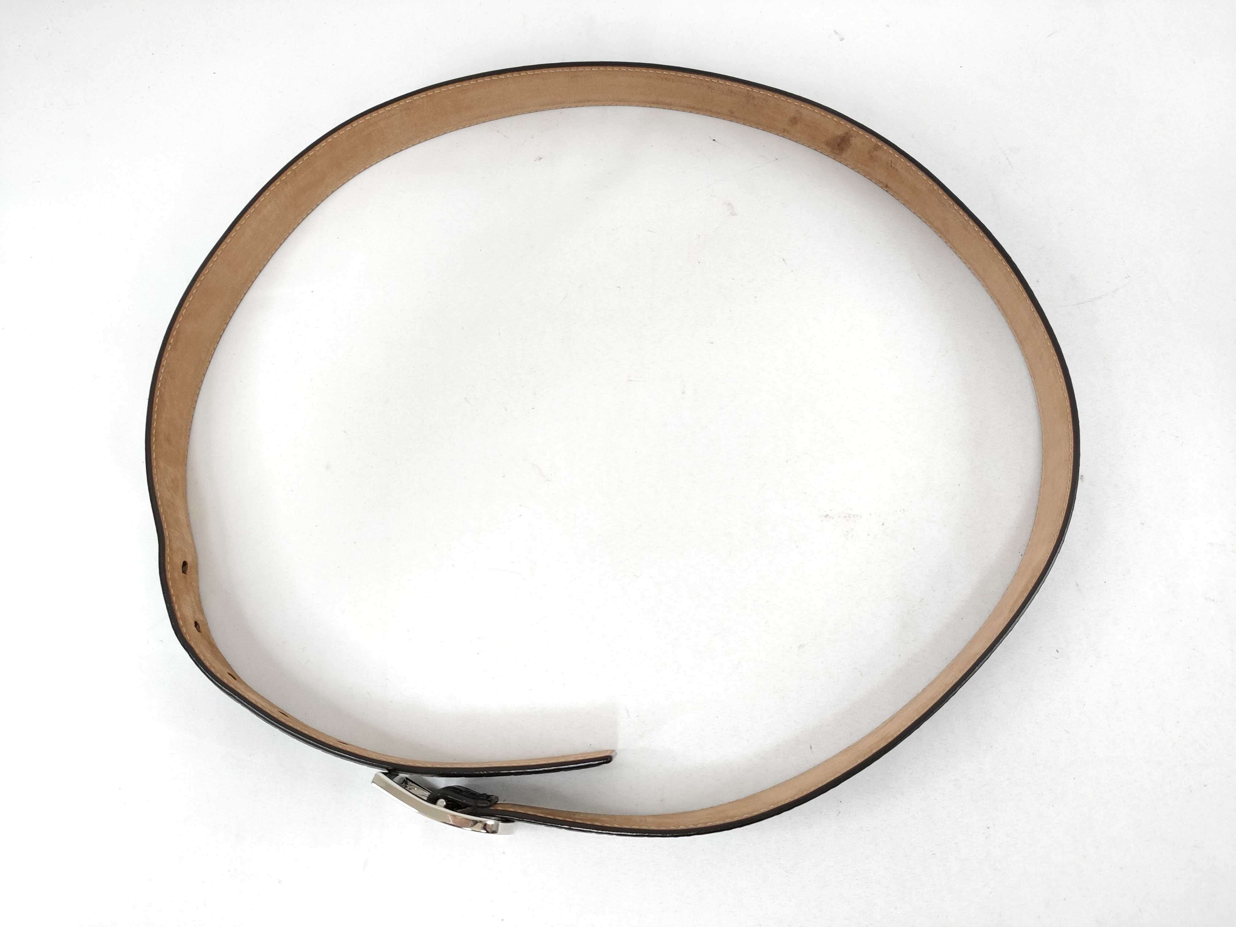 GG 510309 GG pattern leather belt — view 3