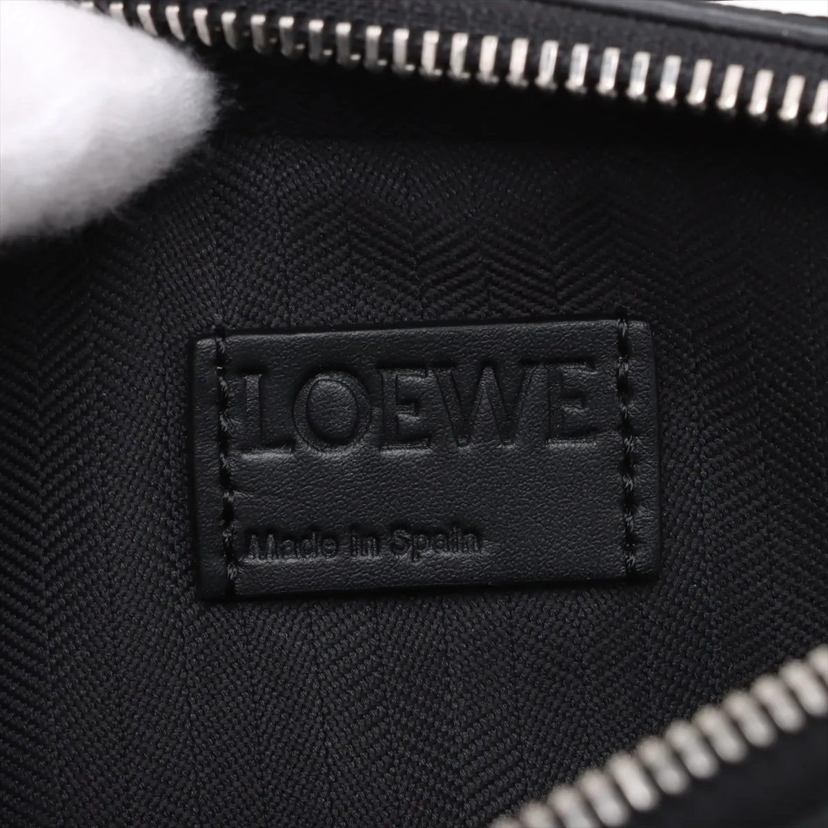 Camera Crossbody Bag Mini Leather 2WAY Handbag Black — view 10