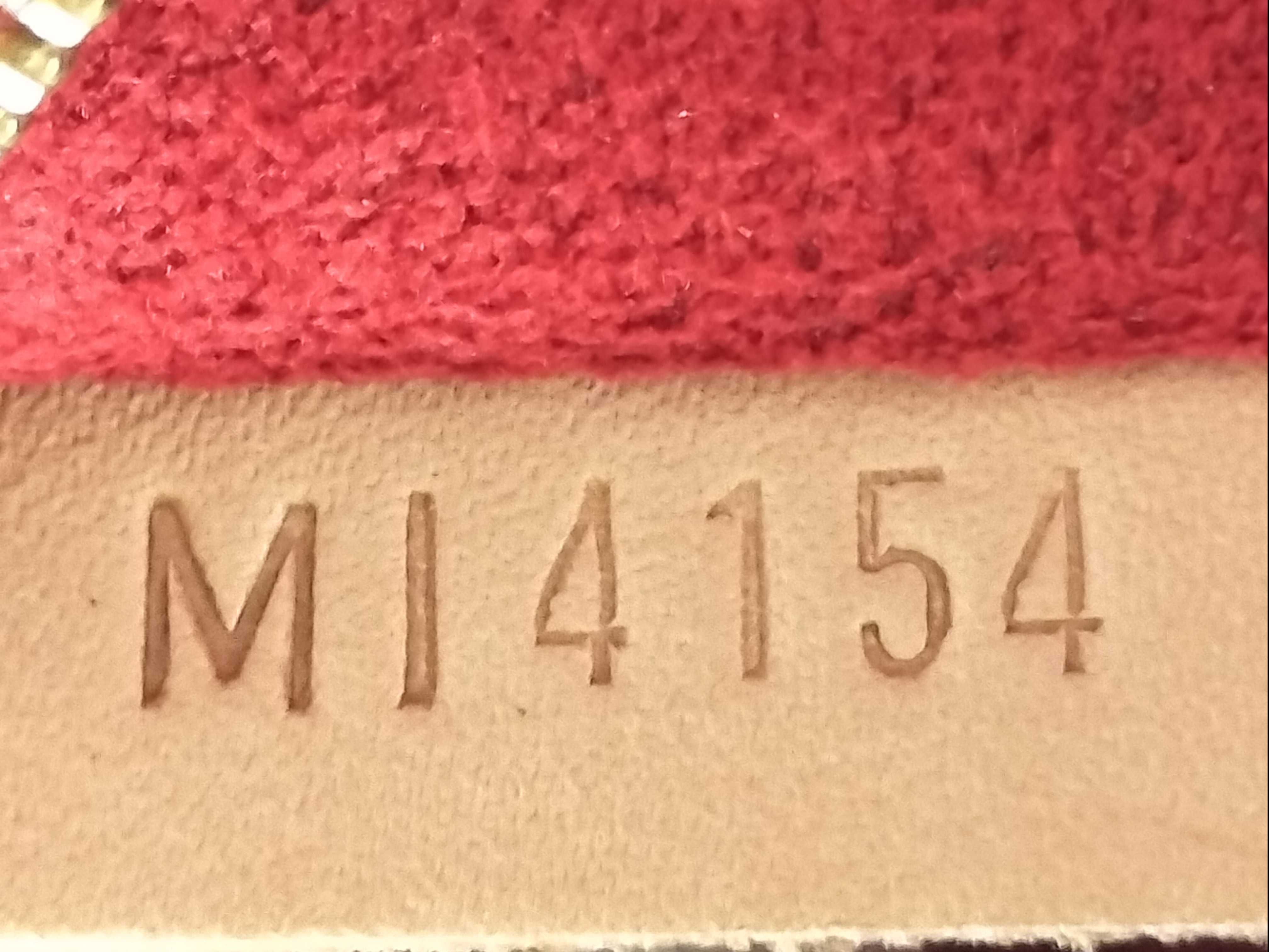Monogram Louis Vuitton Monogram x Leather Pallas Chain M41201 MI4154 Brown x Red Shoulder Bag — view 14