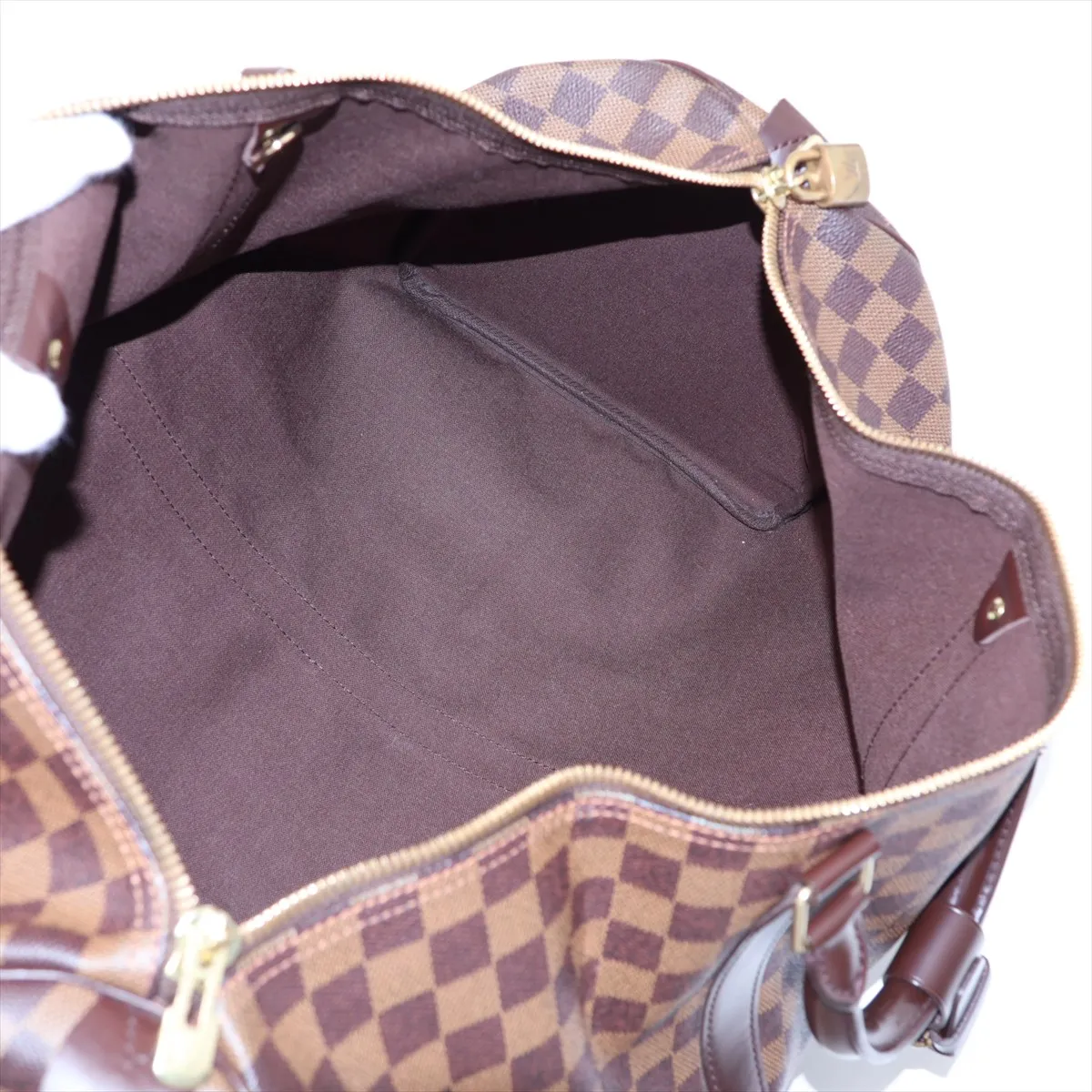 Damier Keepall 50 N41427 Brown with initials — view 8