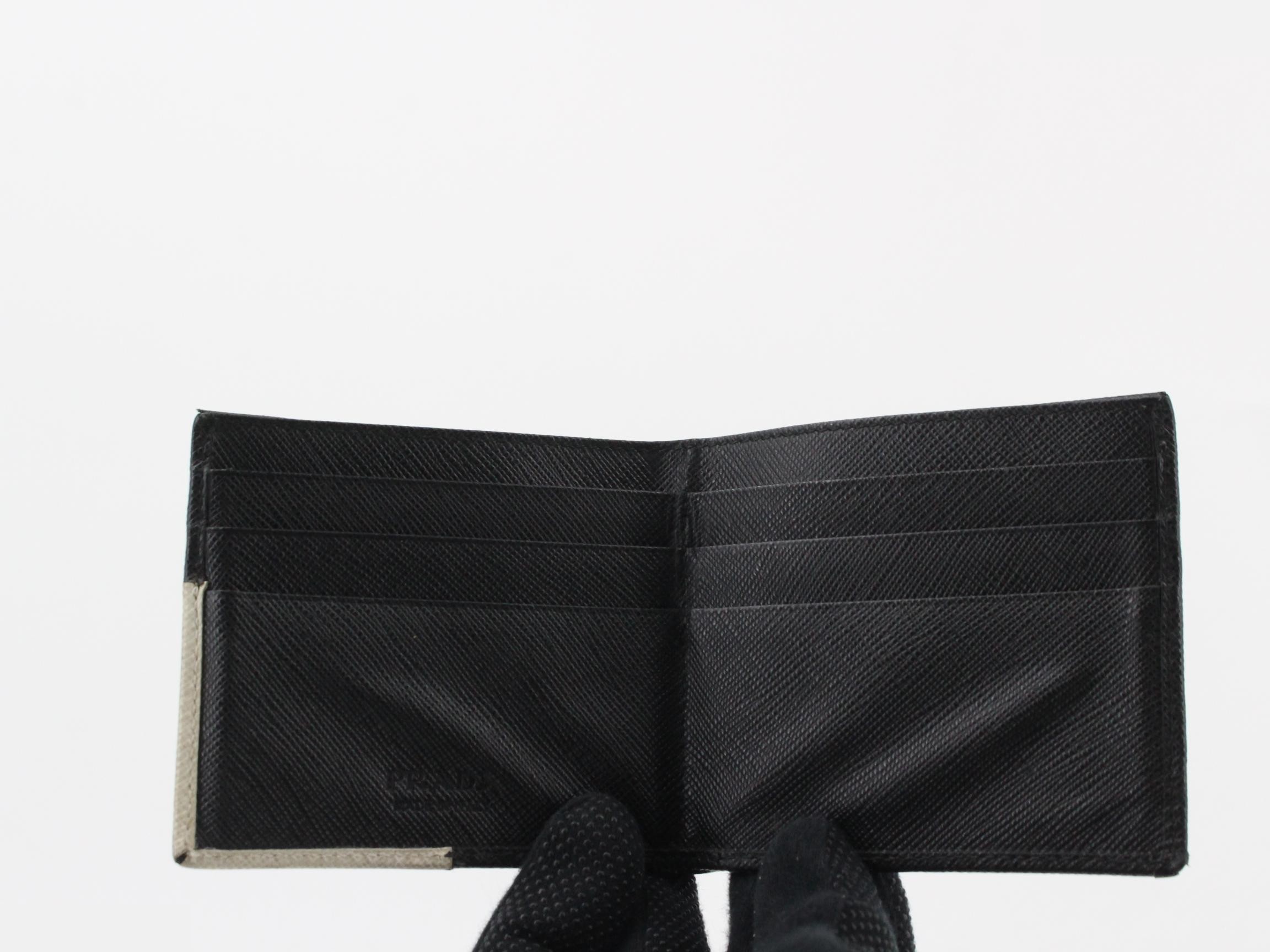 Saffiano Logo Billfold/Bi-fold Wallet — view 4