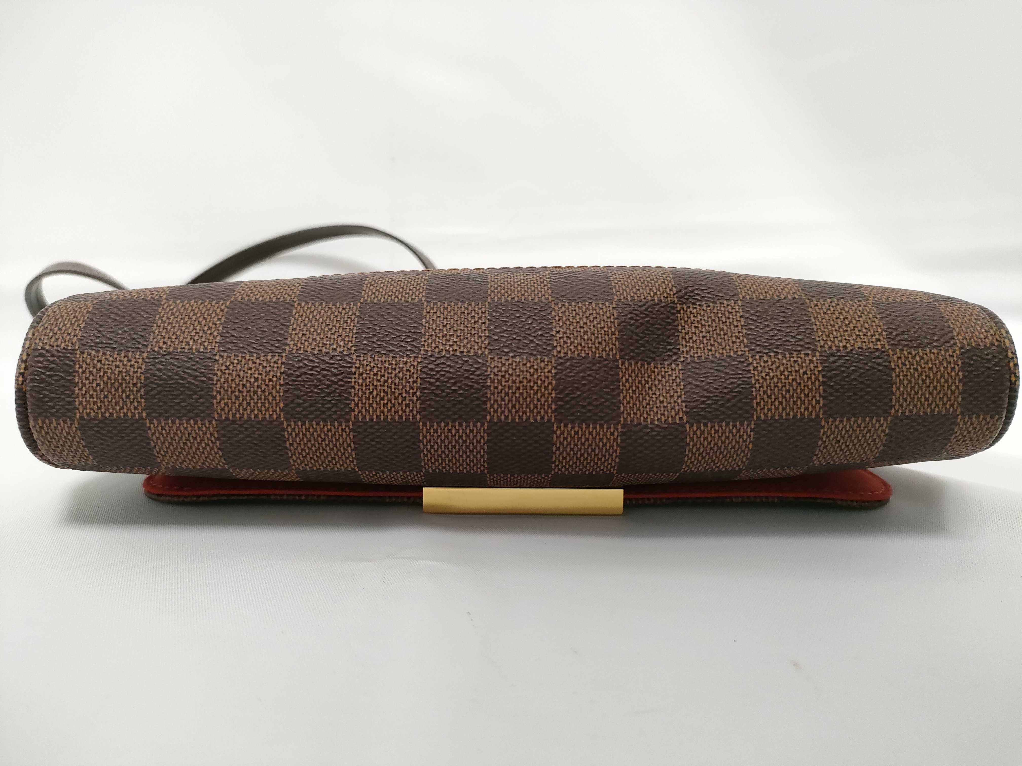 Damier ID- Damier canvas Favorite PM #N41276 FL0148 Brown handbag — view 3