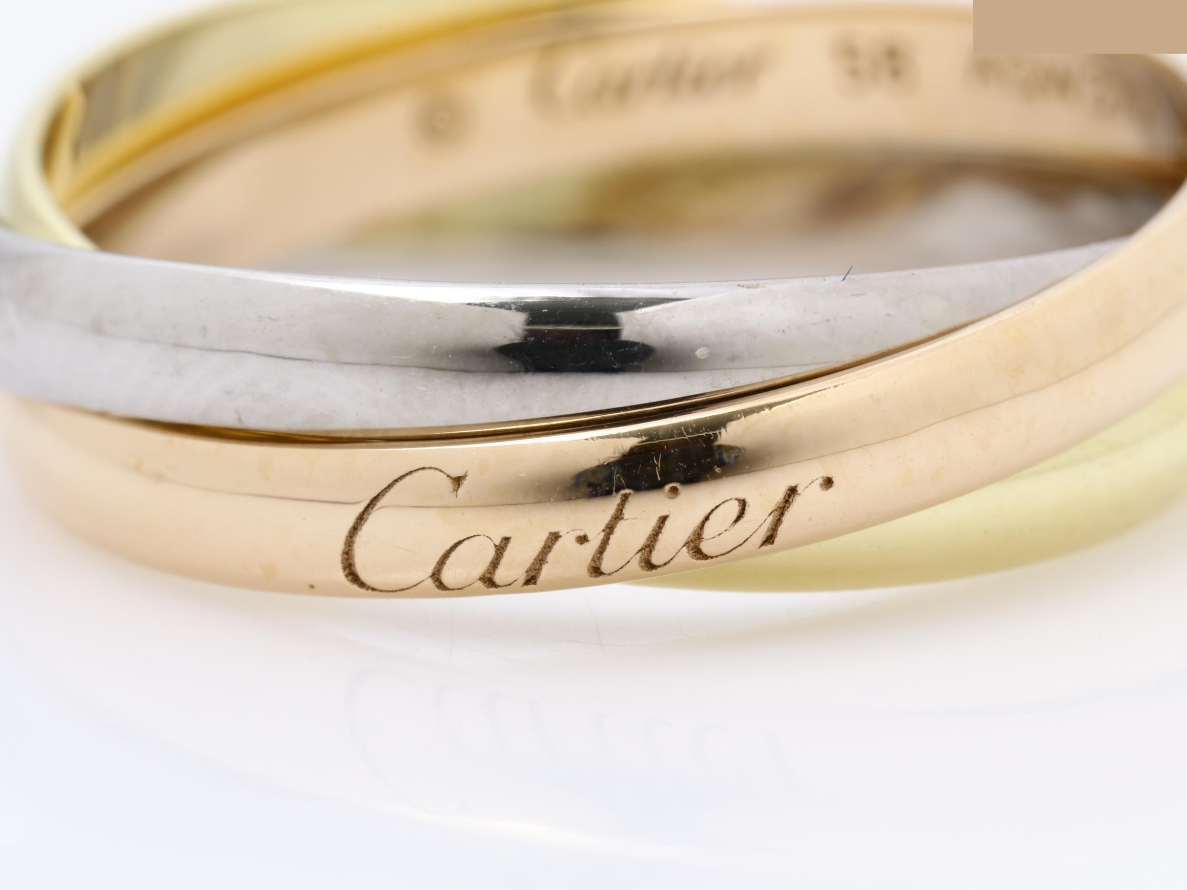 Au750 Trinity Ring 58 5.8g — view 2