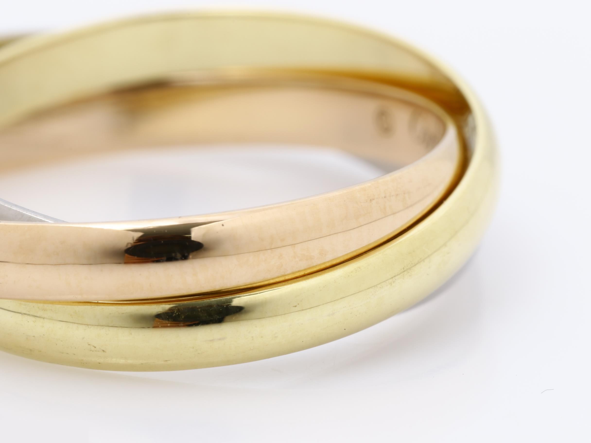 Au750 Trinity Ring 58 5.8g — view 3