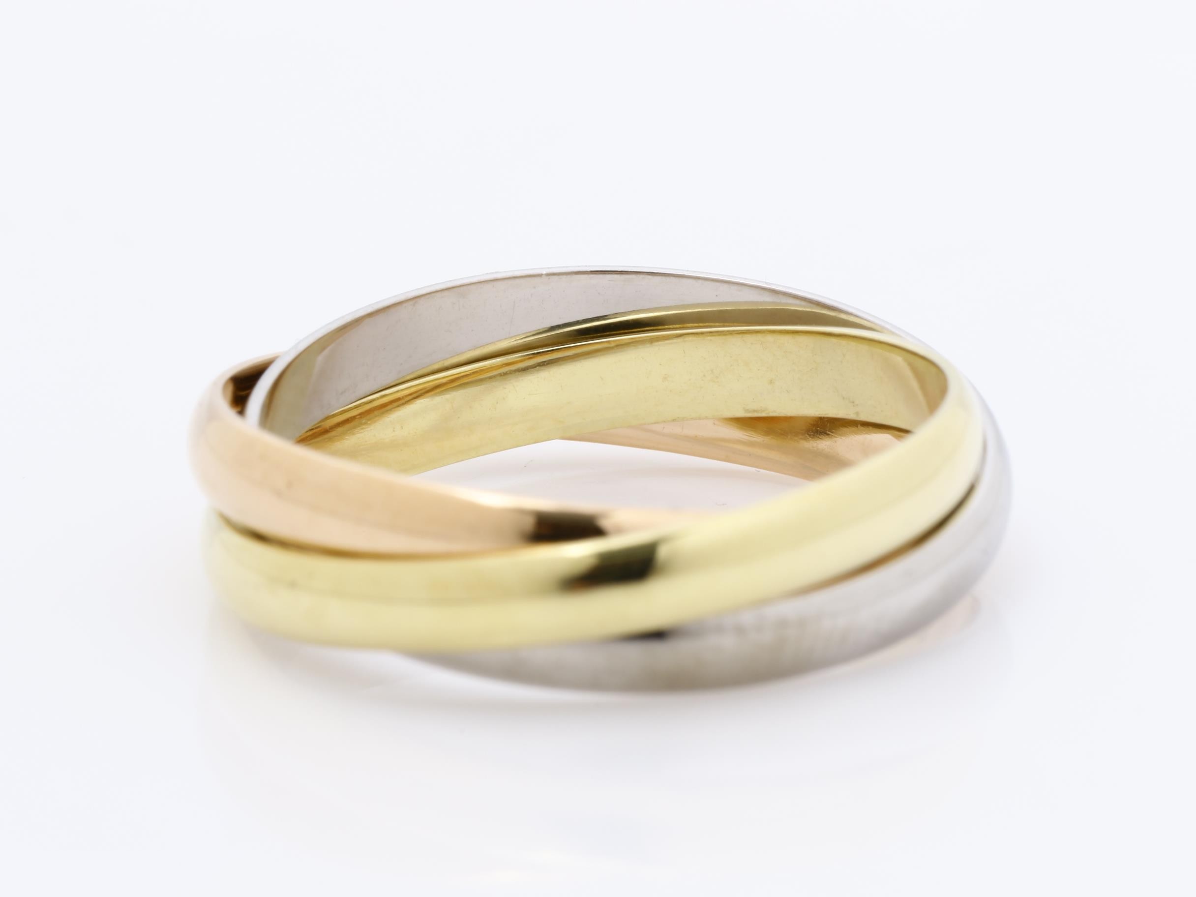 Au750 Trinity Ring 58 5.8g — view 4
