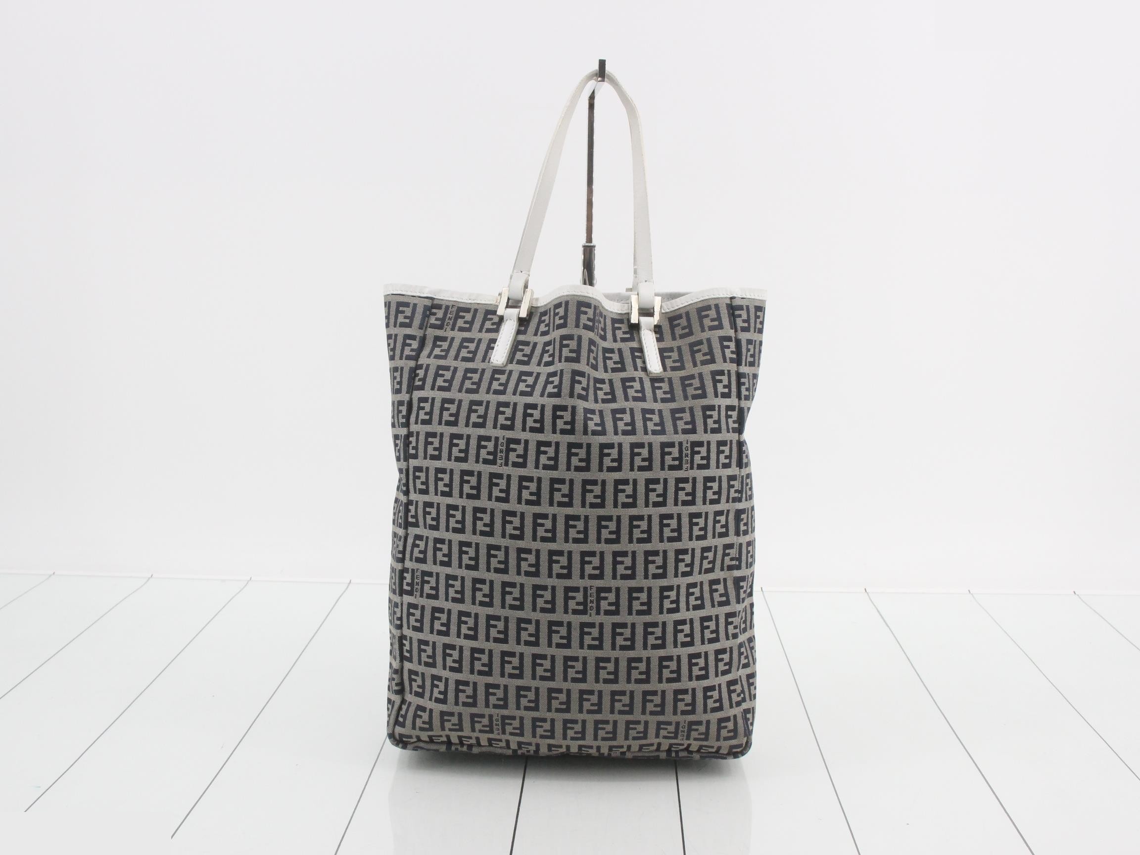 Canvas tote bag, navy, Zucca — view 2