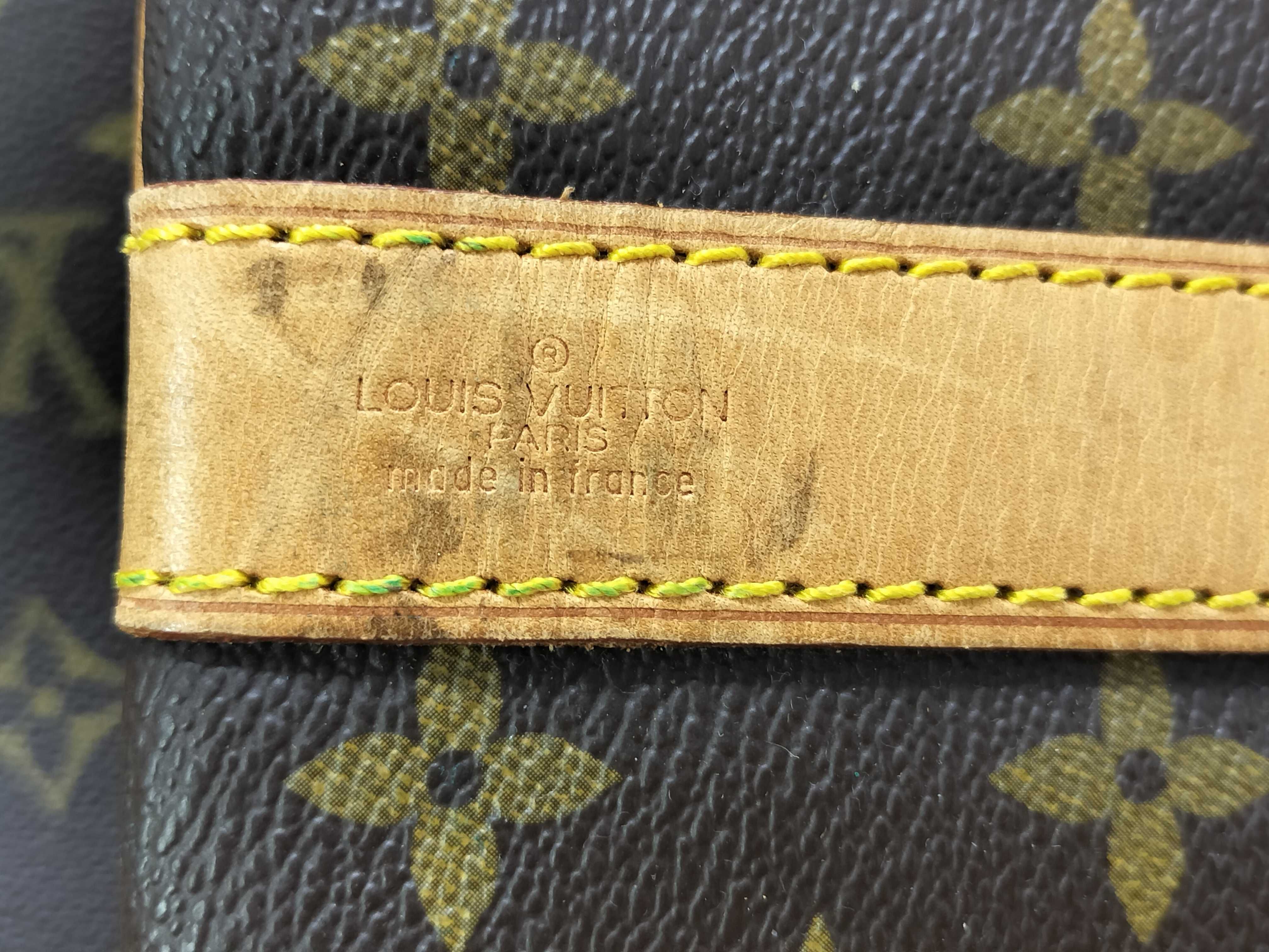 Monogram Vuitton Keepall Bandoulière Boston Bag — view 9
