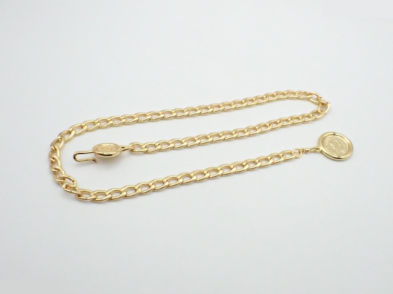 Coco Mark Chain Belt, Total Length Approx. 84cm — view 2