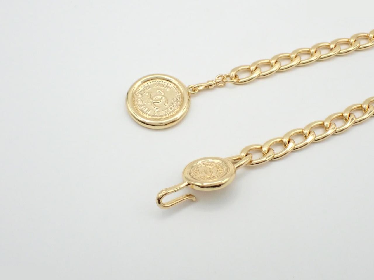 Coco Mark Chain Belt, Total Length Approx. 84cm — view 3