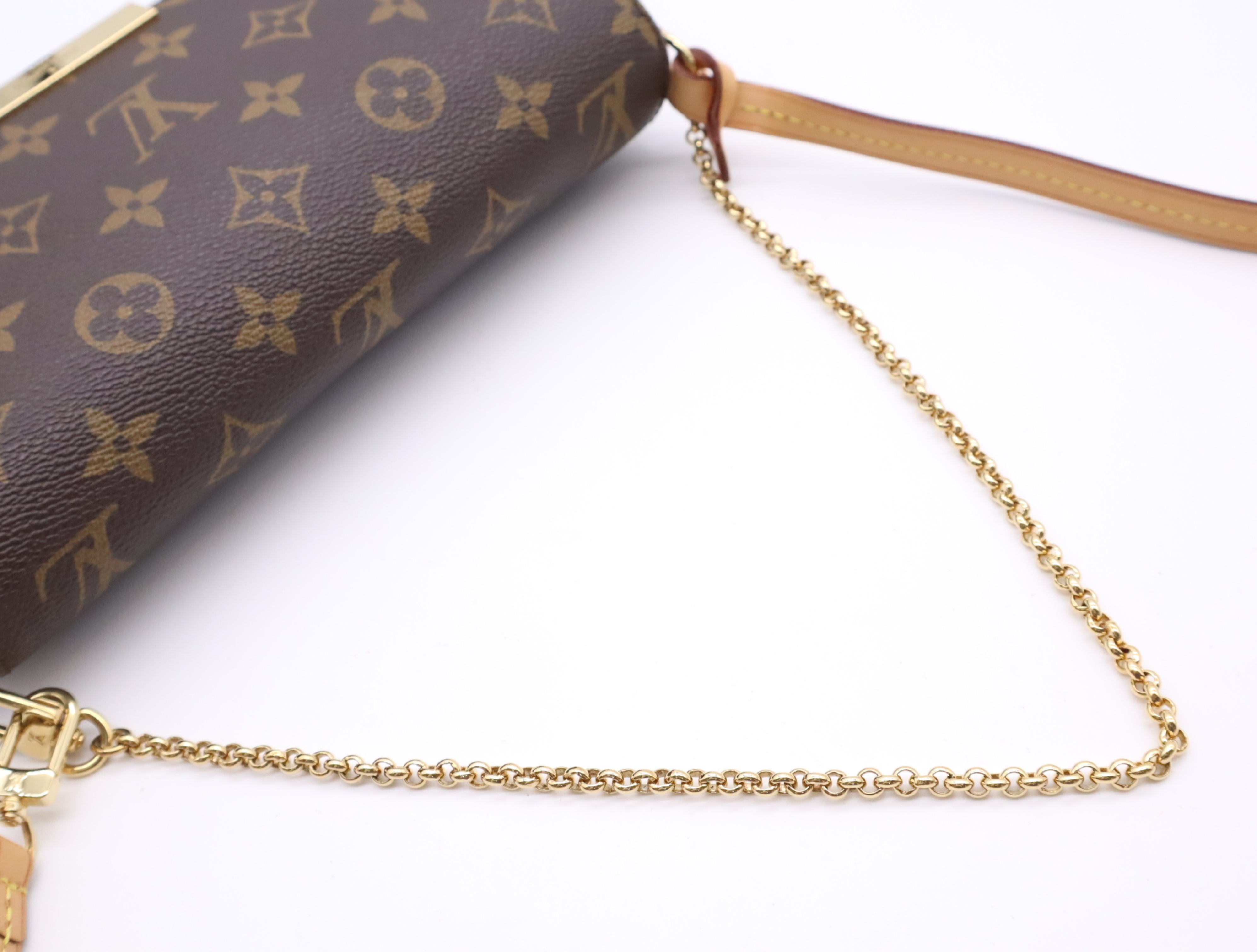 M40717 Monogram Favorite PM Shoulder Bag with Shoulder Strap — view 11