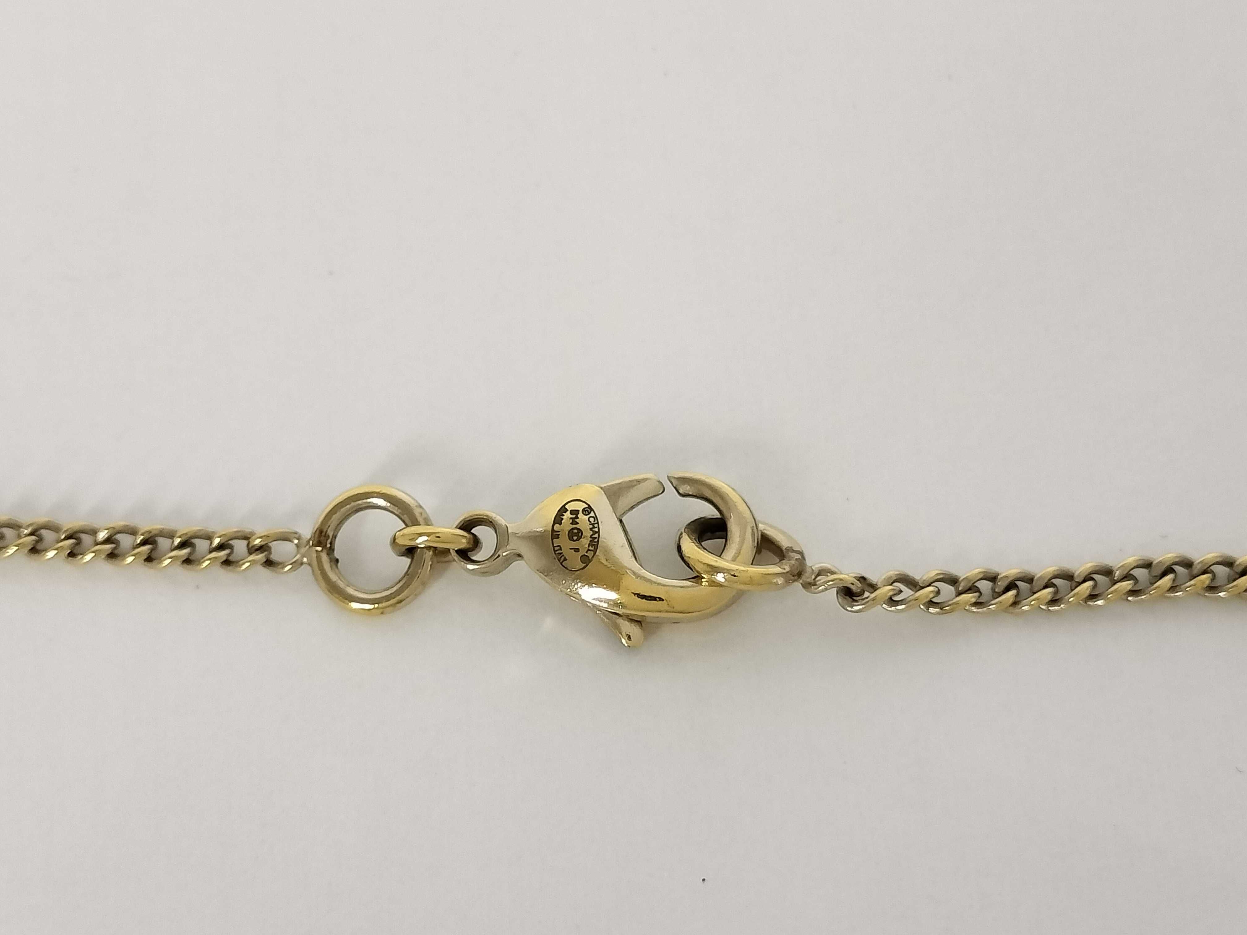 Ribbon CC Rhinestone Necklace (10 pieces) — view 4