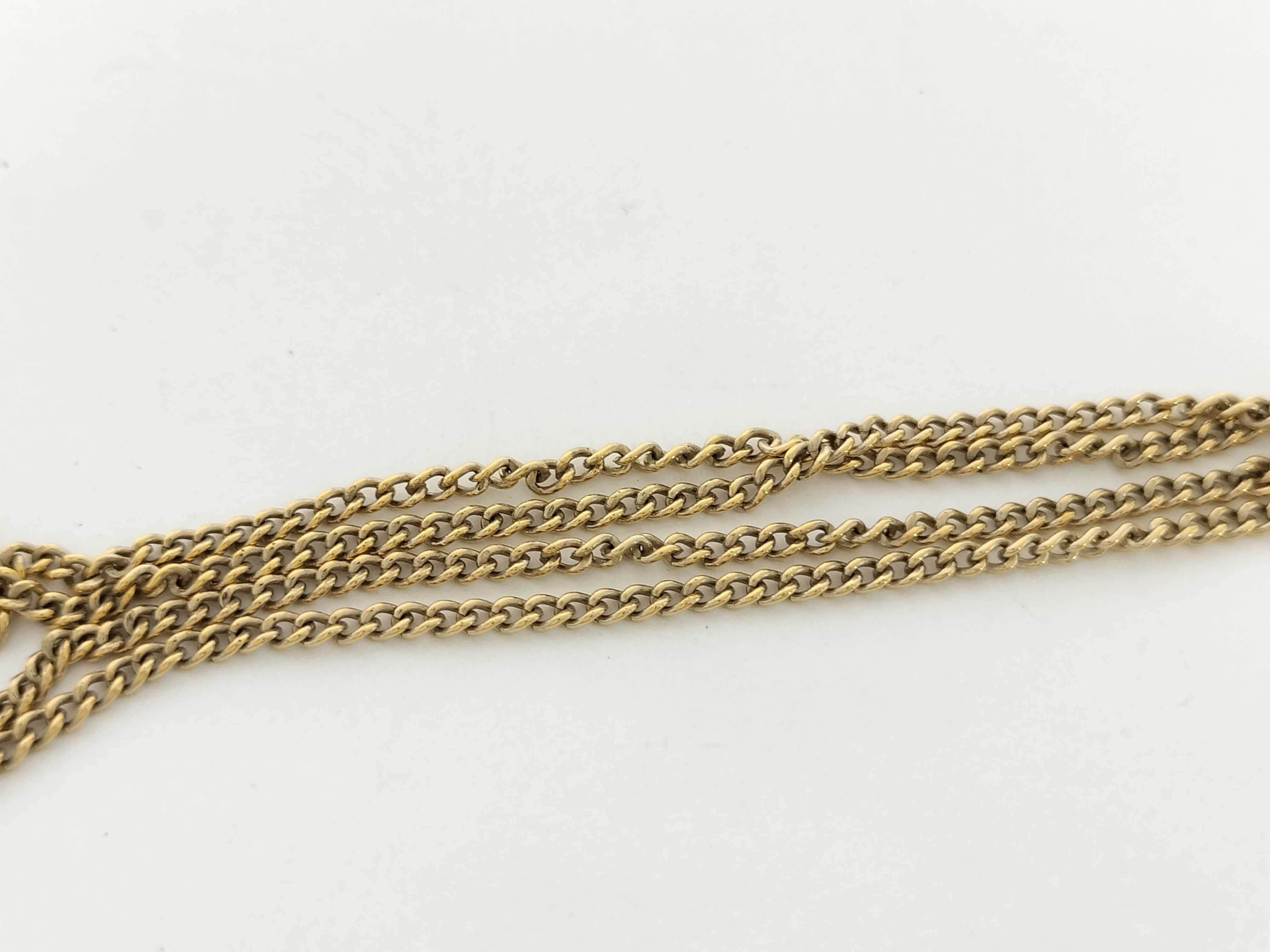 Ribbon CC Rhinestone Necklace (10 pieces) — view 6