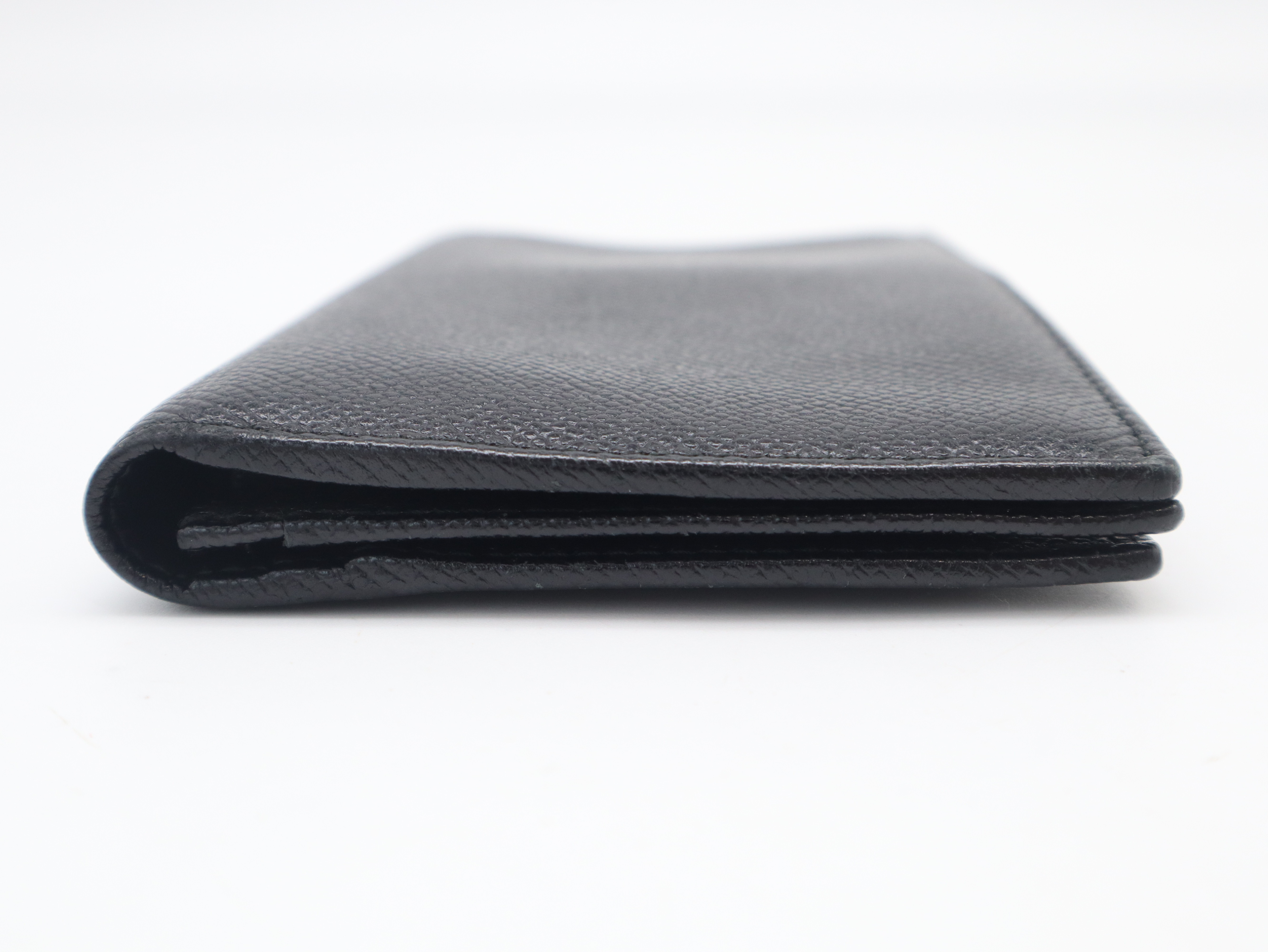30412 Leather Bulgari Long Wallet Black — view 6