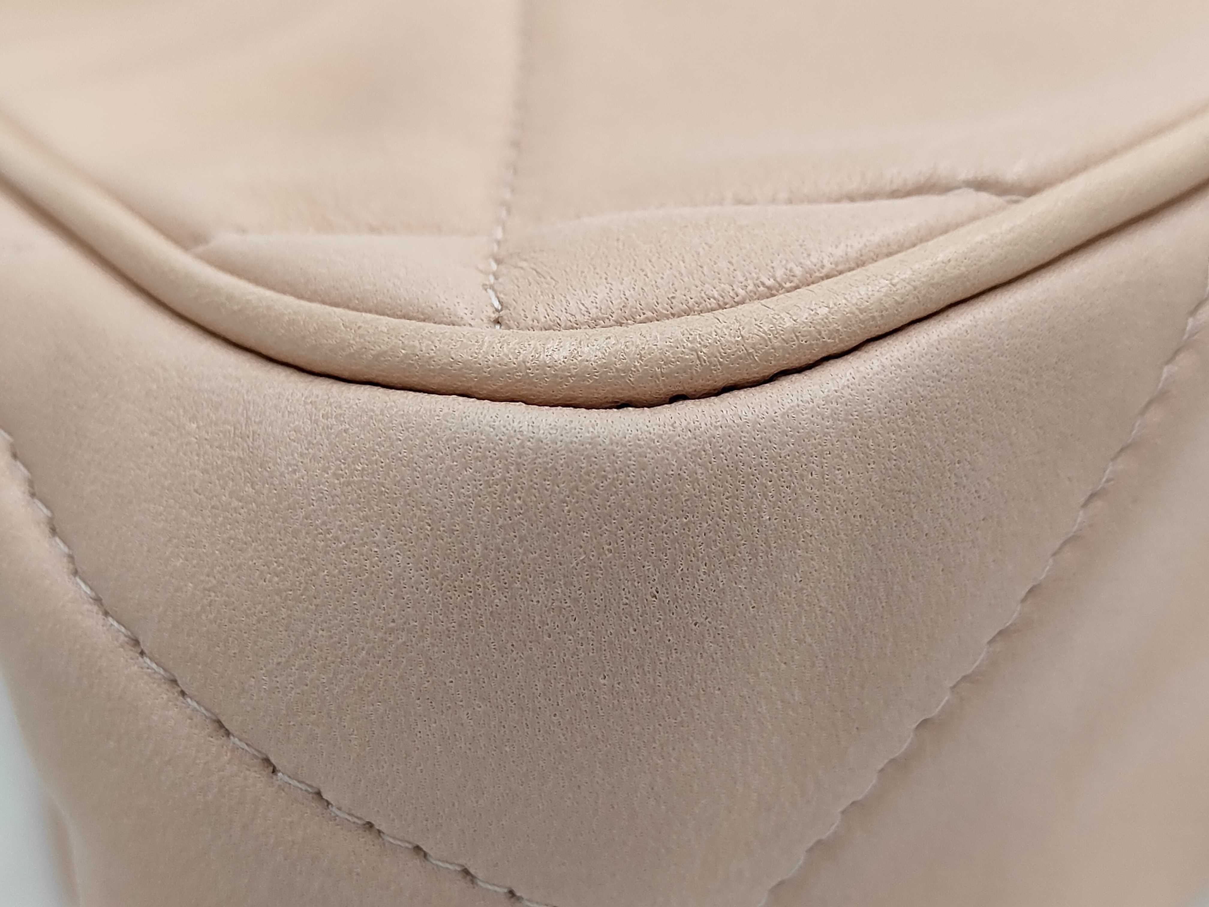 Chain Shoulder Bag, Clasp Closure, Coco Mark, Pink Bag — view 4