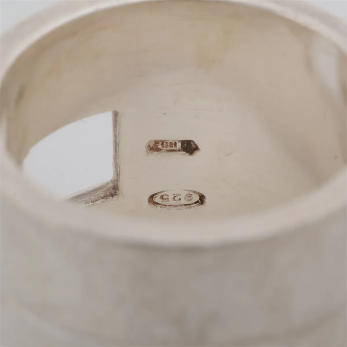 ring, 925 sterling silver, 13.0g, dents, — view 4