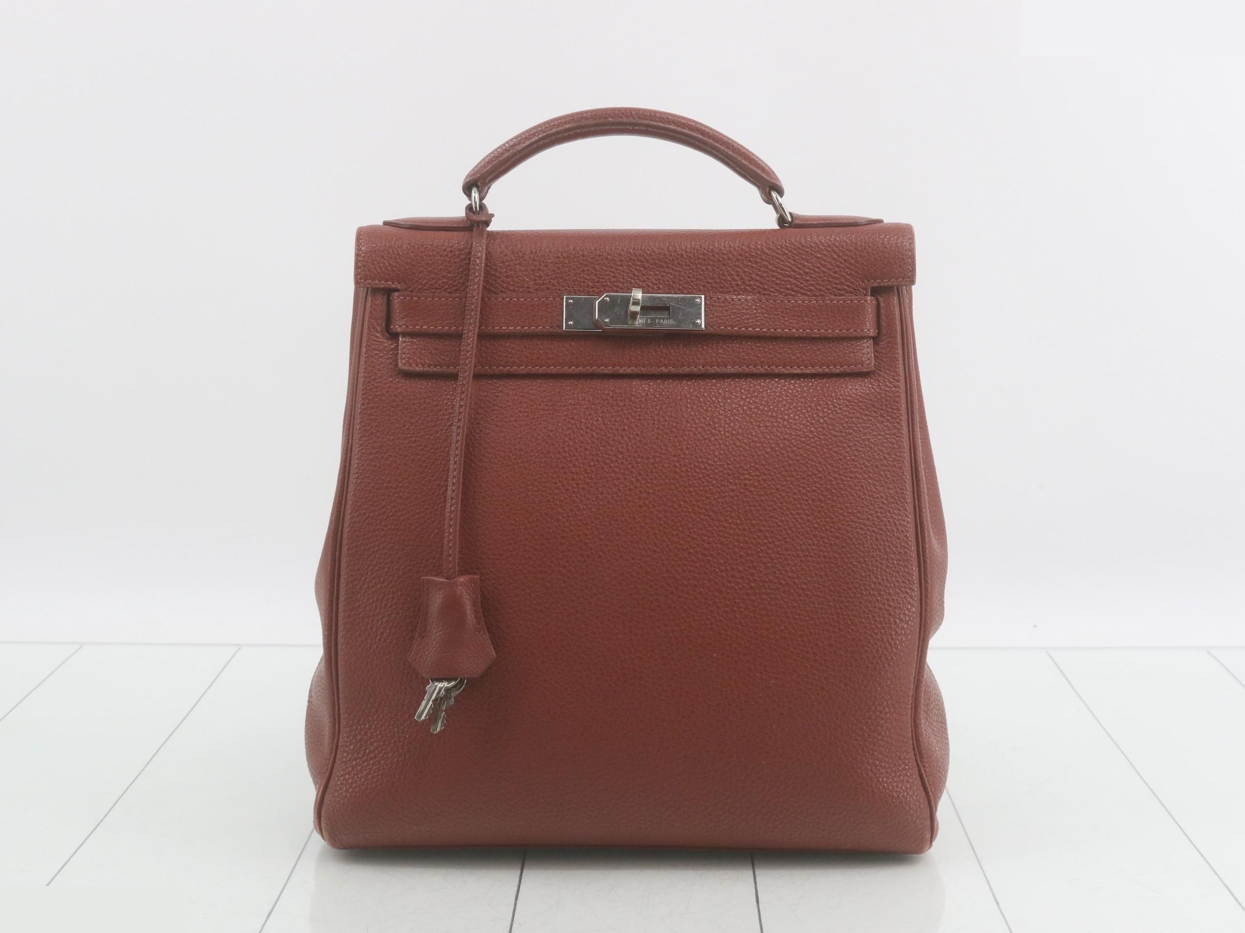 Kelly Ad GM Togo Reddish Brown D