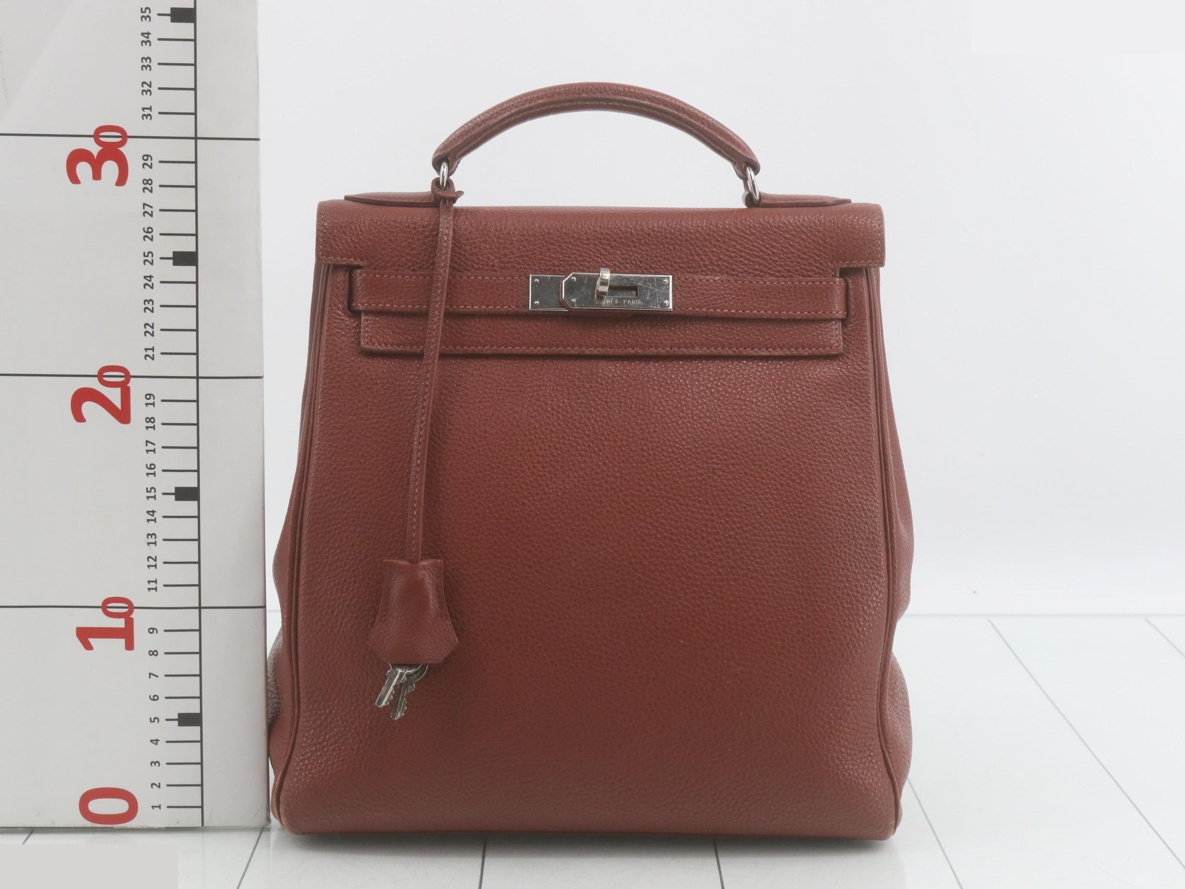 Kelly Ad GM Togo Reddish Brown D — view 2