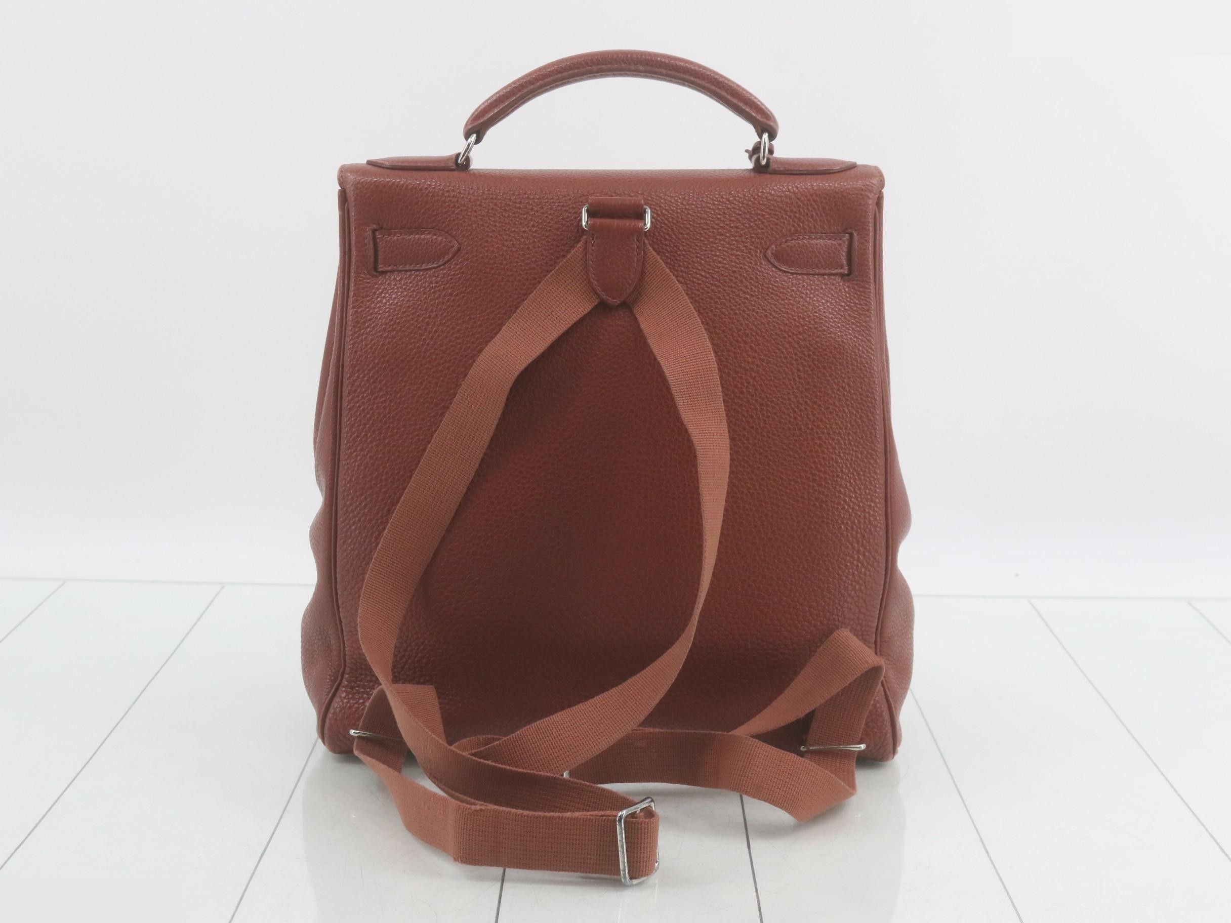 Kelly Ad GM Togo Reddish Brown D — view 3