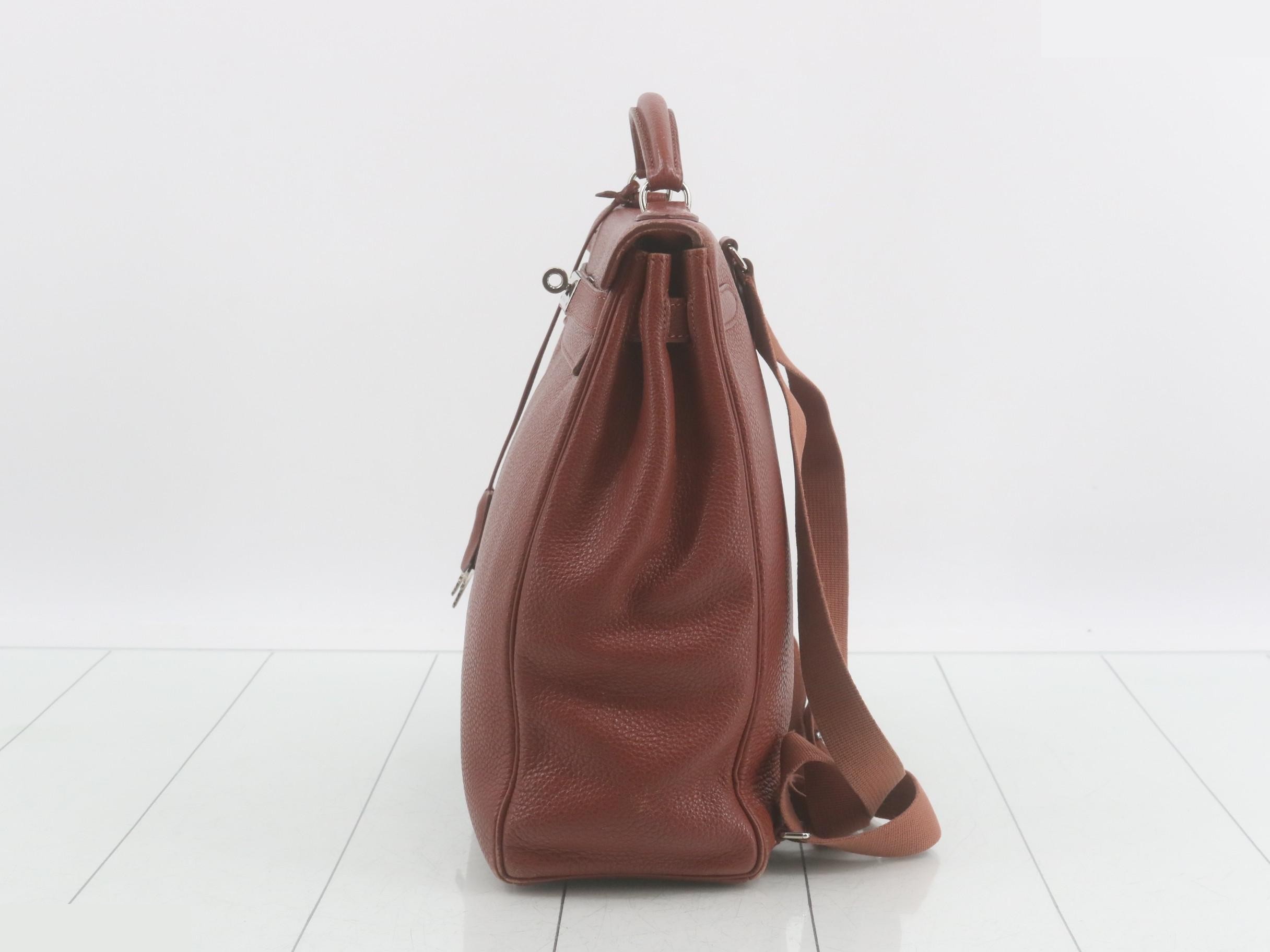Kelly Ad GM Togo Reddish Brown D — view 4
