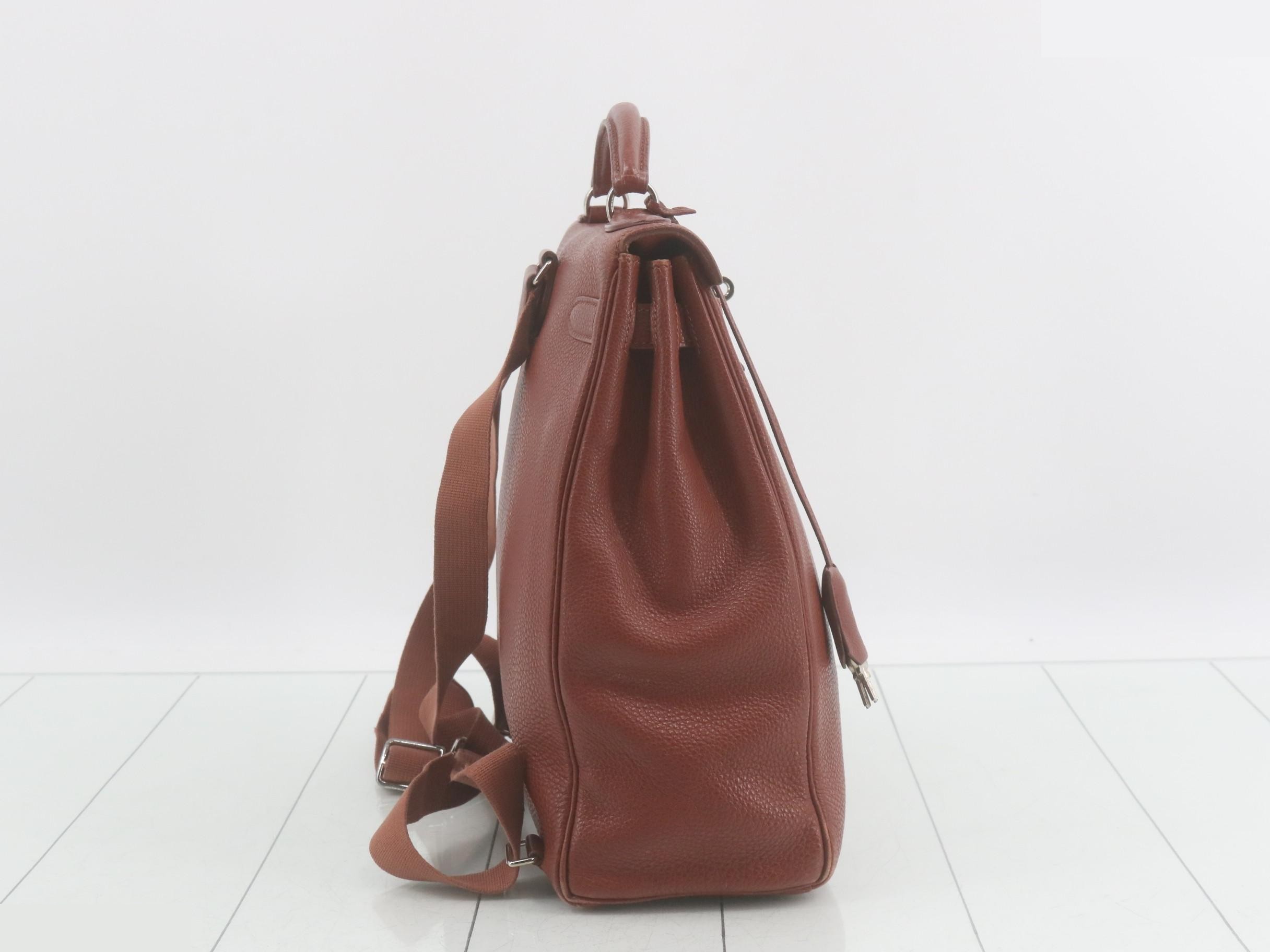 Kelly Ad GM Togo Reddish Brown D — view 5